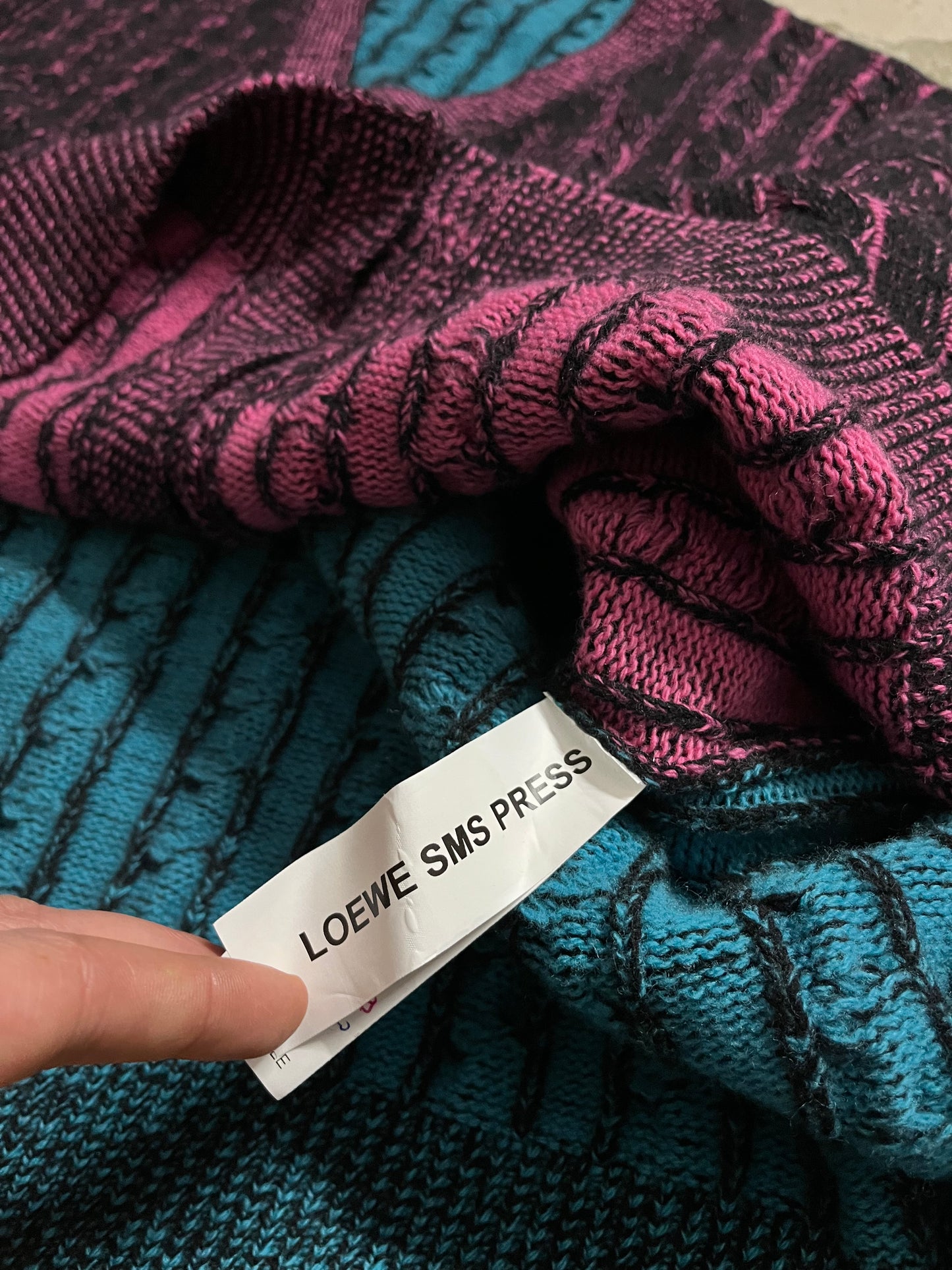 LOEWE SAMPLE knit cardigan sweater -