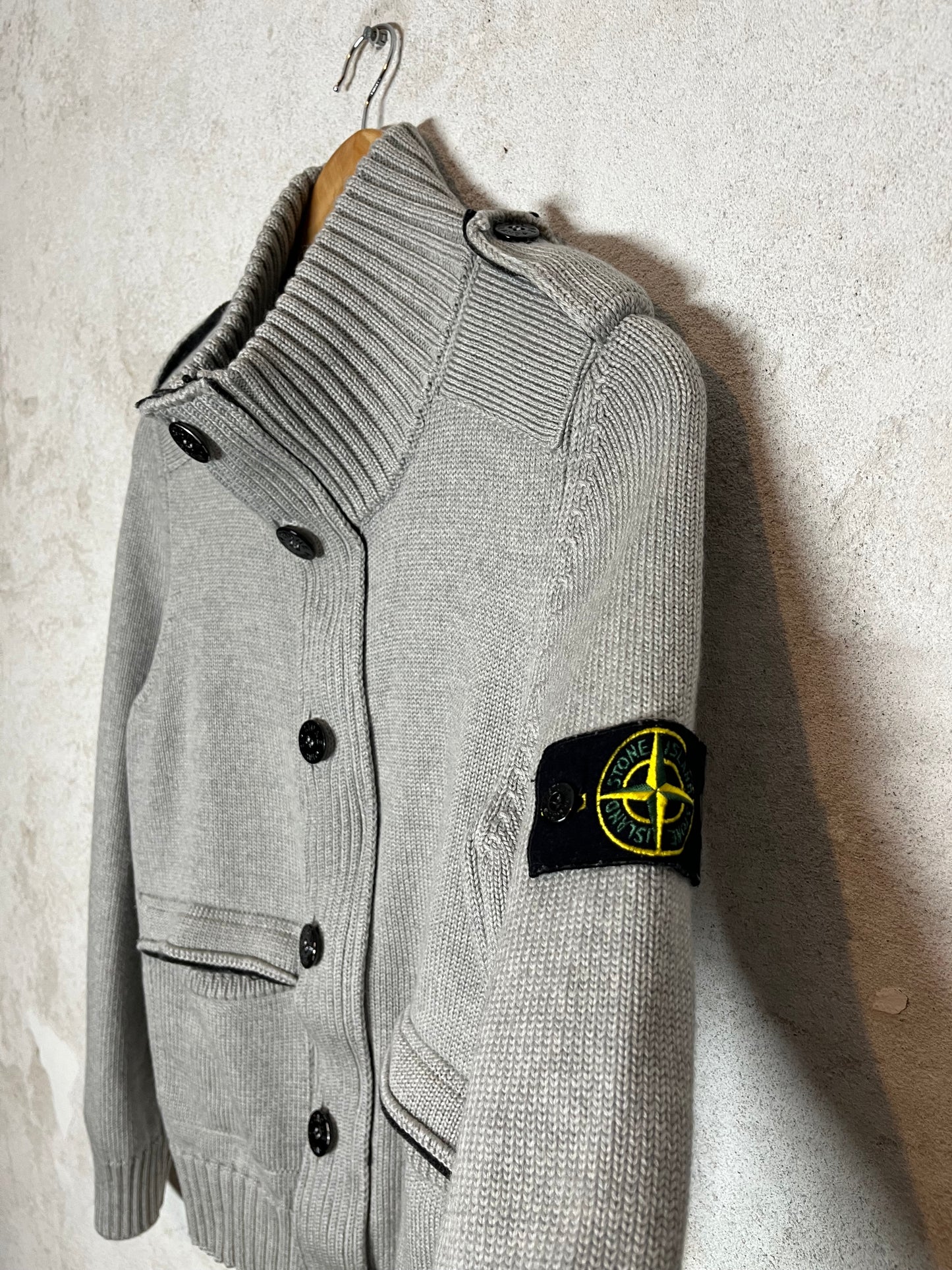 Stone Island knit sweater jacket - S
