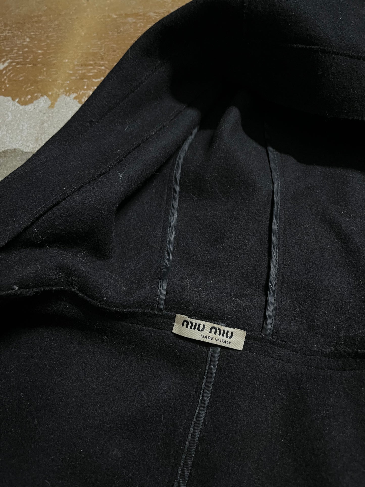 Miu Miu Wool buckle jacket - M