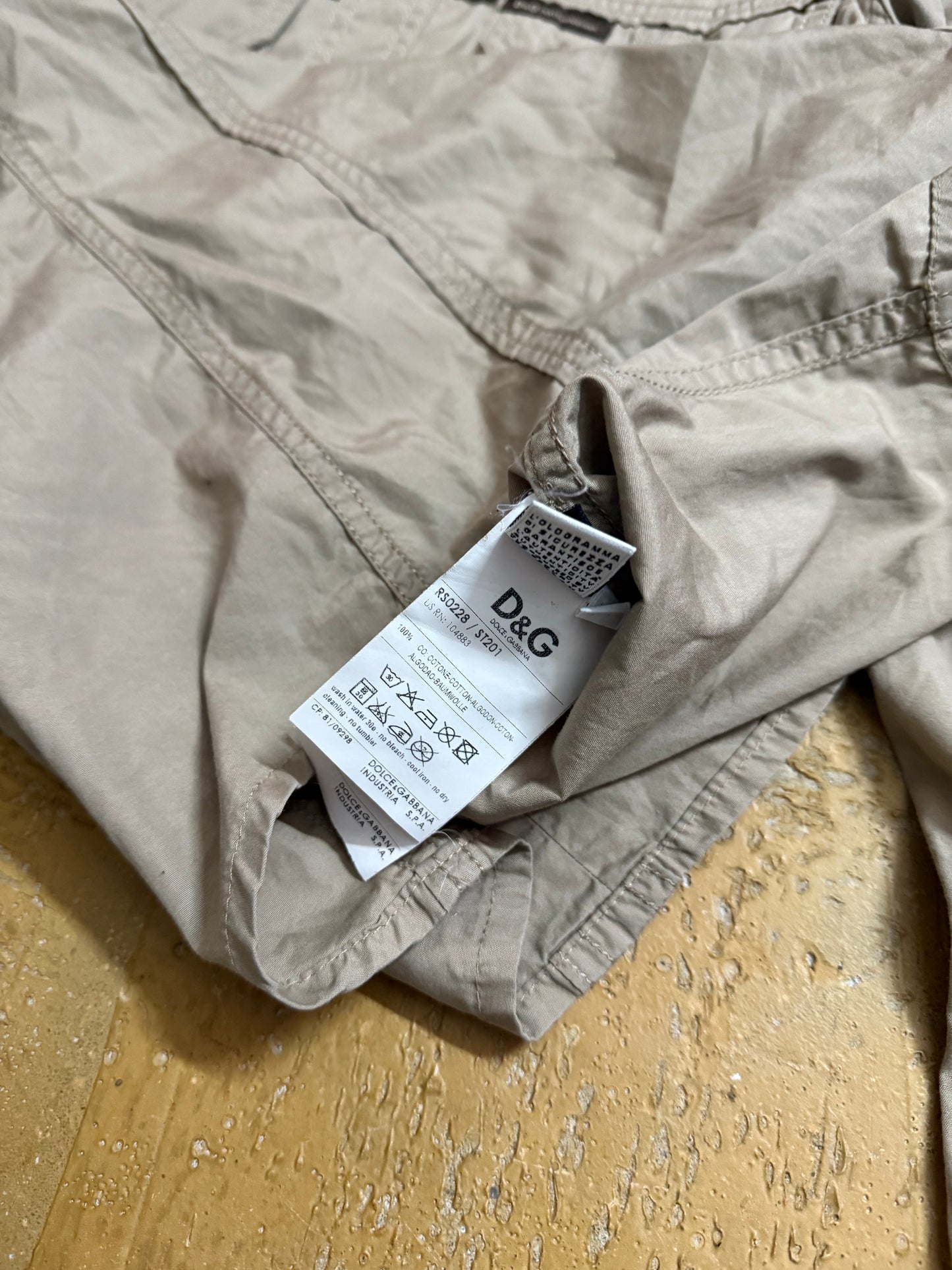 Dolce & Gabbana vintage utility shirt - XS