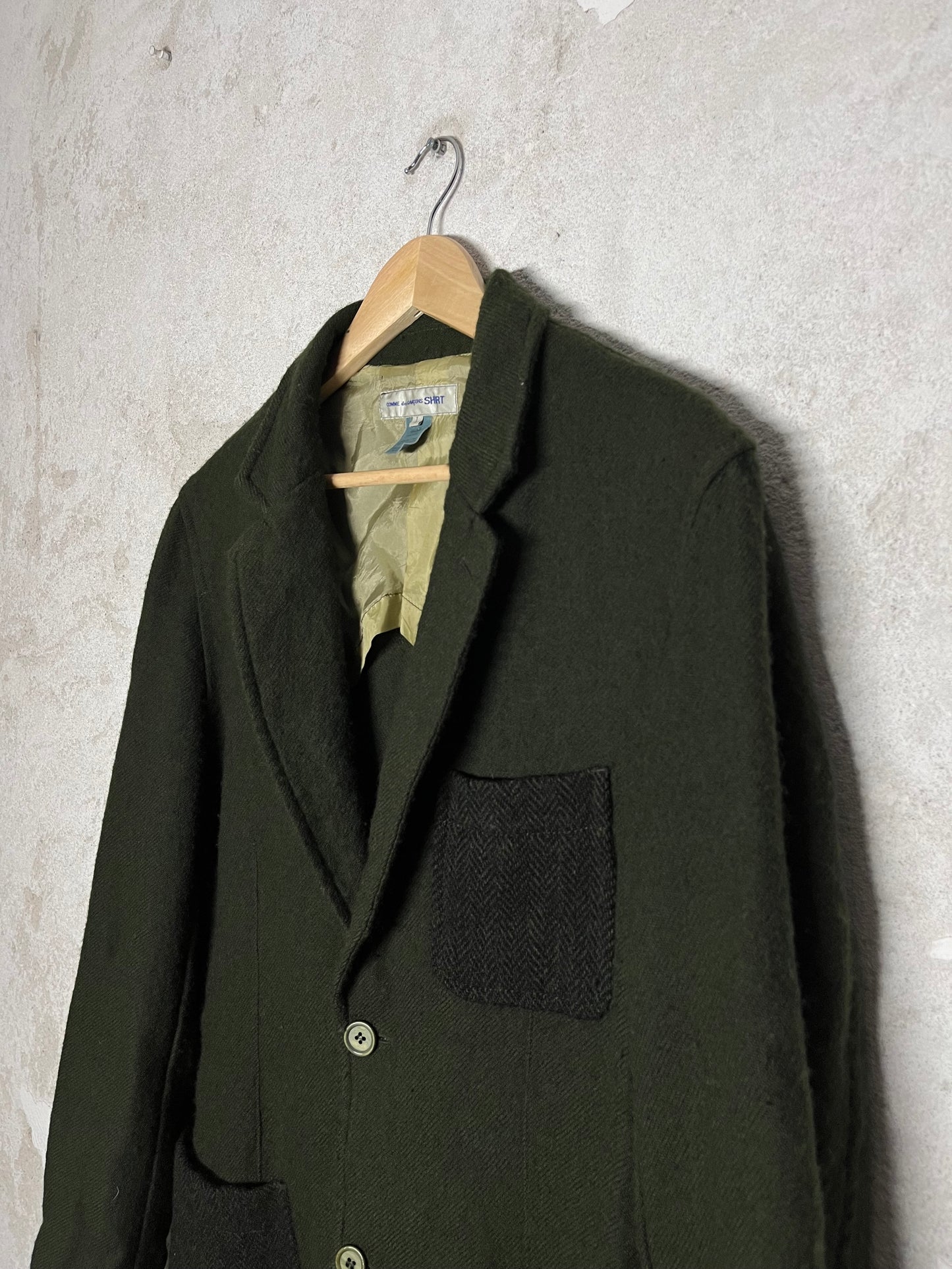 Junya Watanabe Comme des Garcons 100% wool blazer jacket - L
