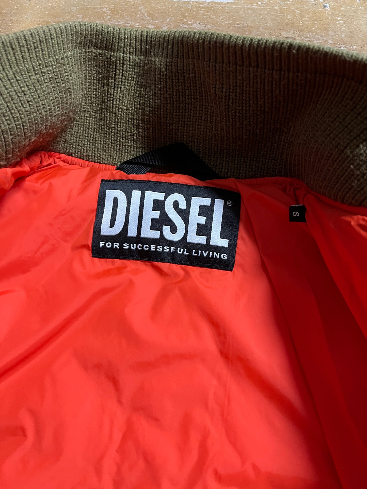 Diesel puffer harrington jacket - S