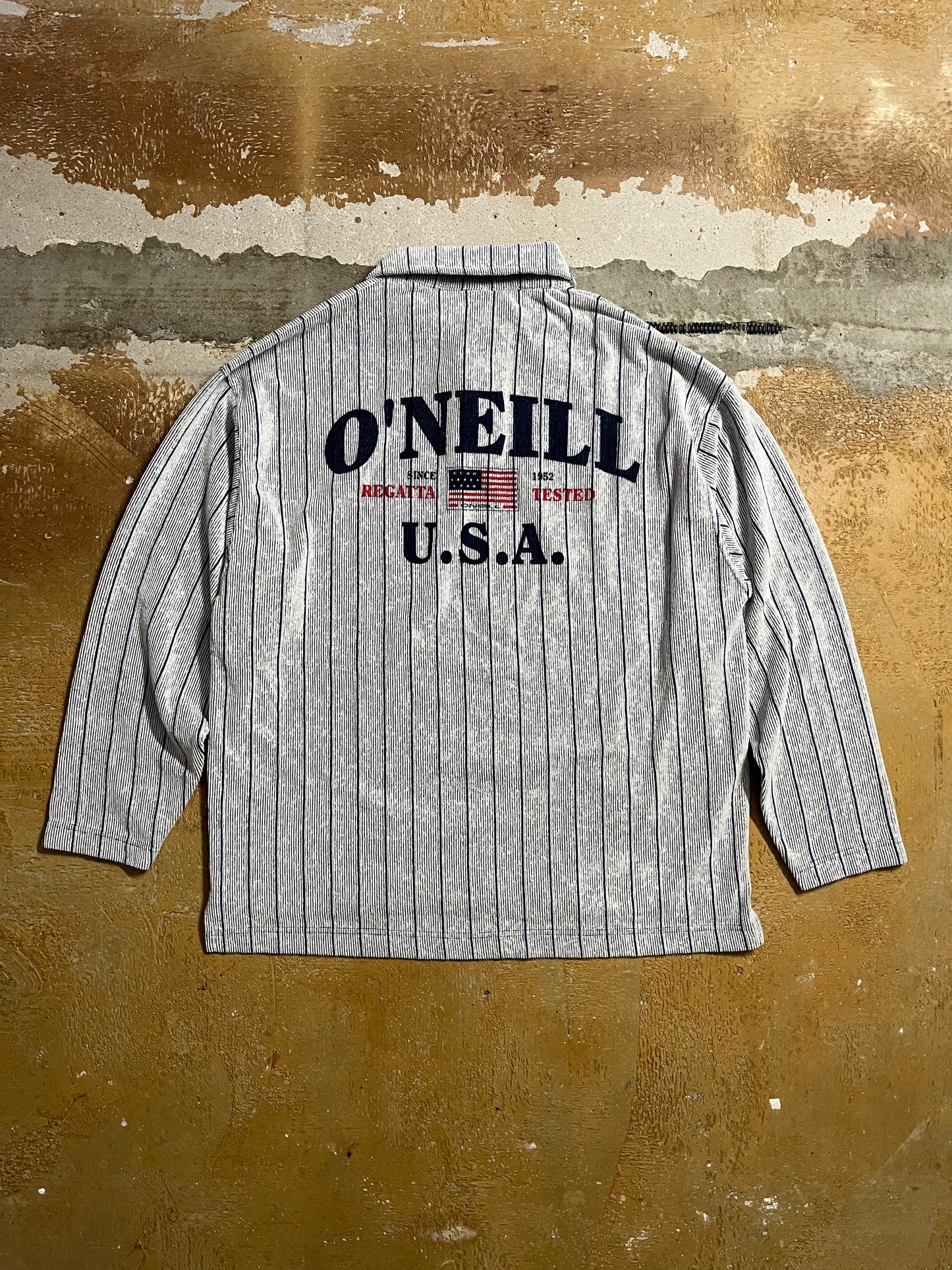 O’neill Nautical wear vintage longsleeve polo shirt - M