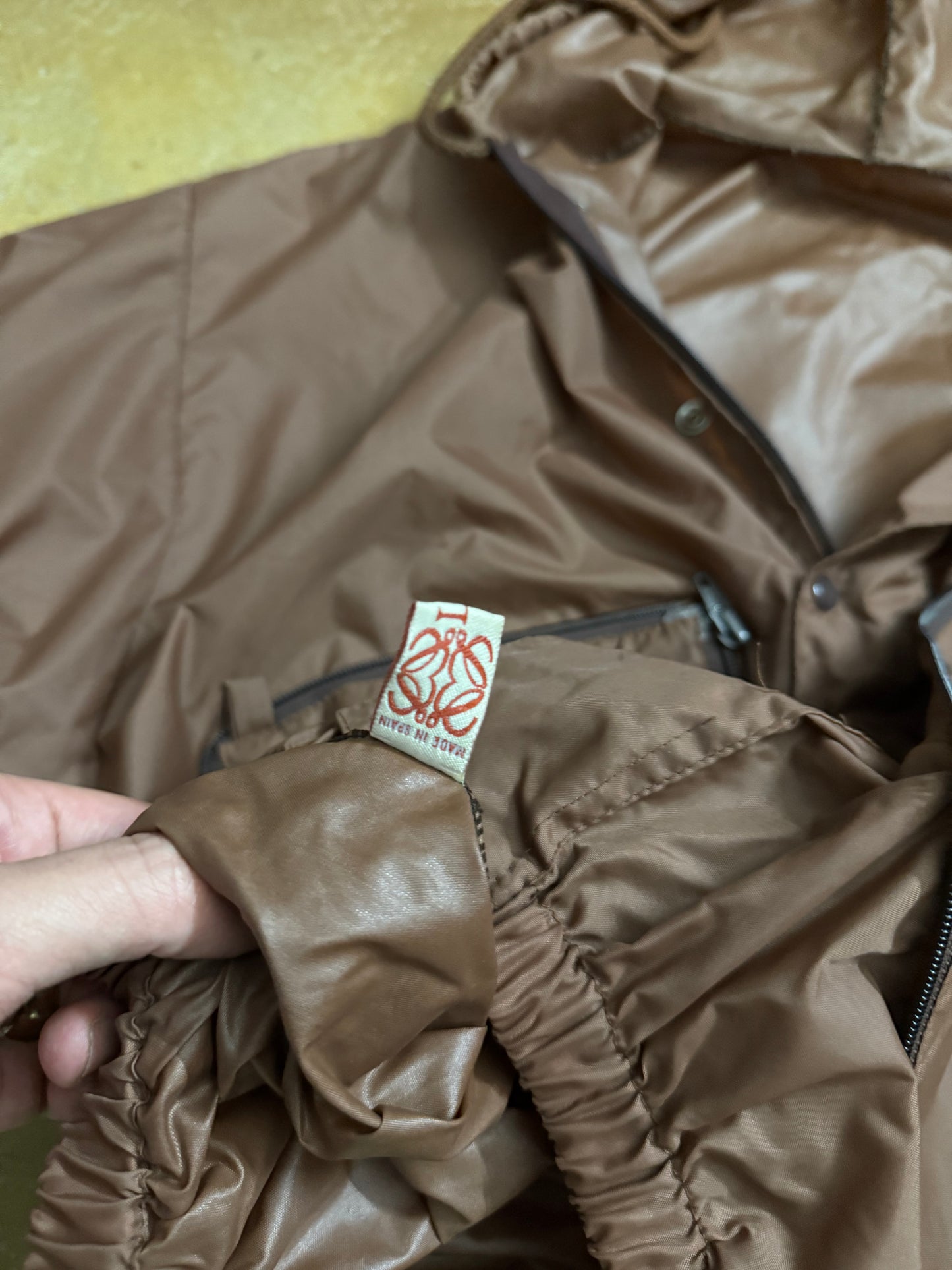 LOEWE made in Spain foldable bag jacket - XS