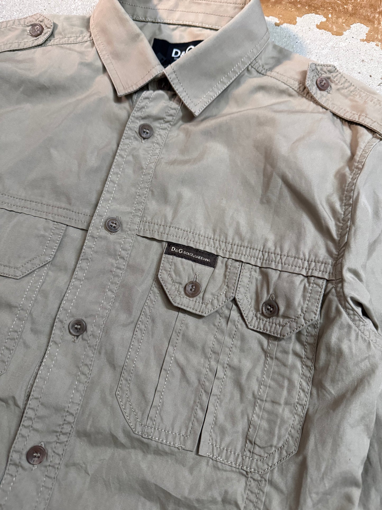 Dolce & Gabbana vintage utility shirt - XS