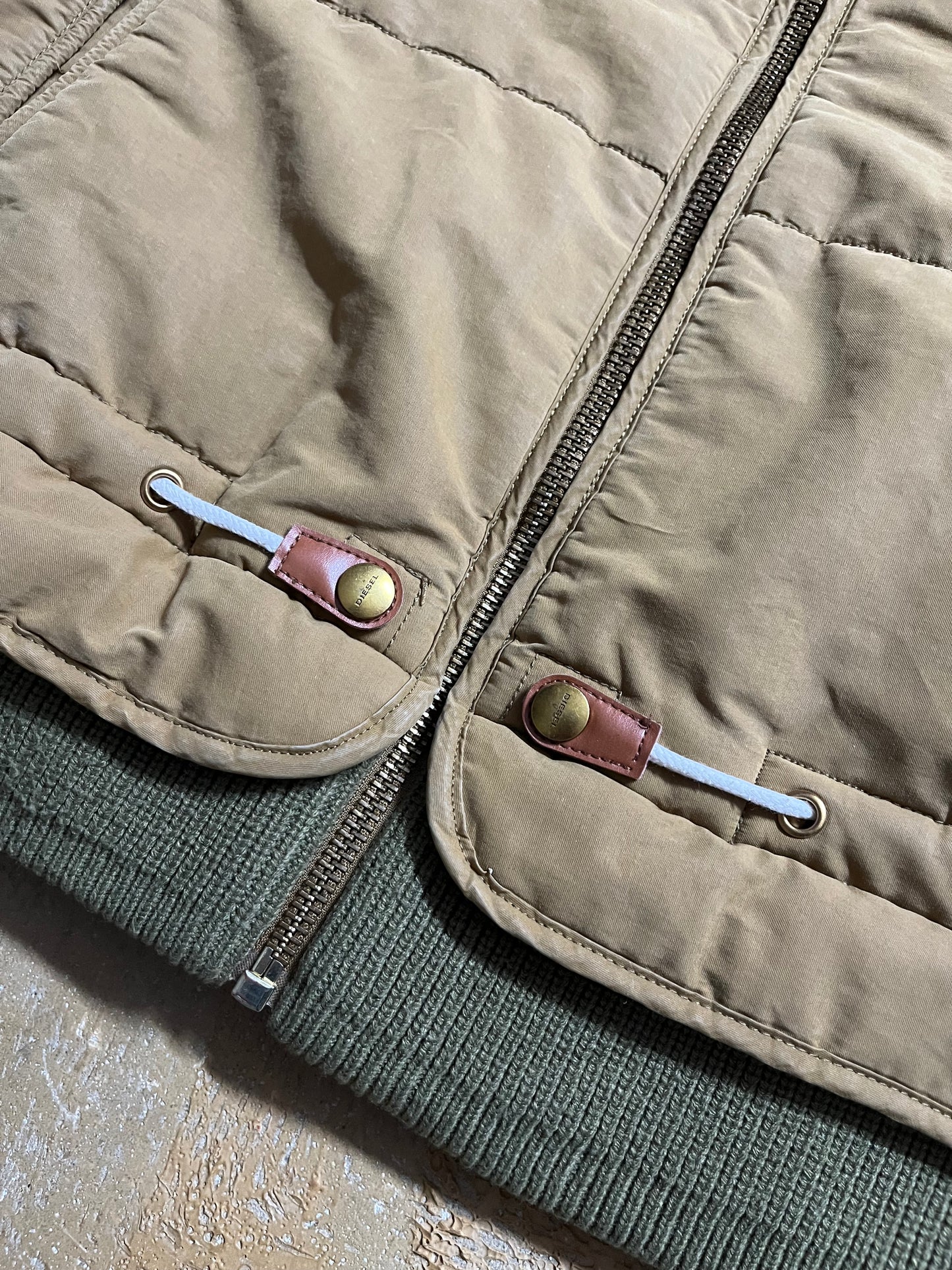 Diesel puffer harrington jacket - S