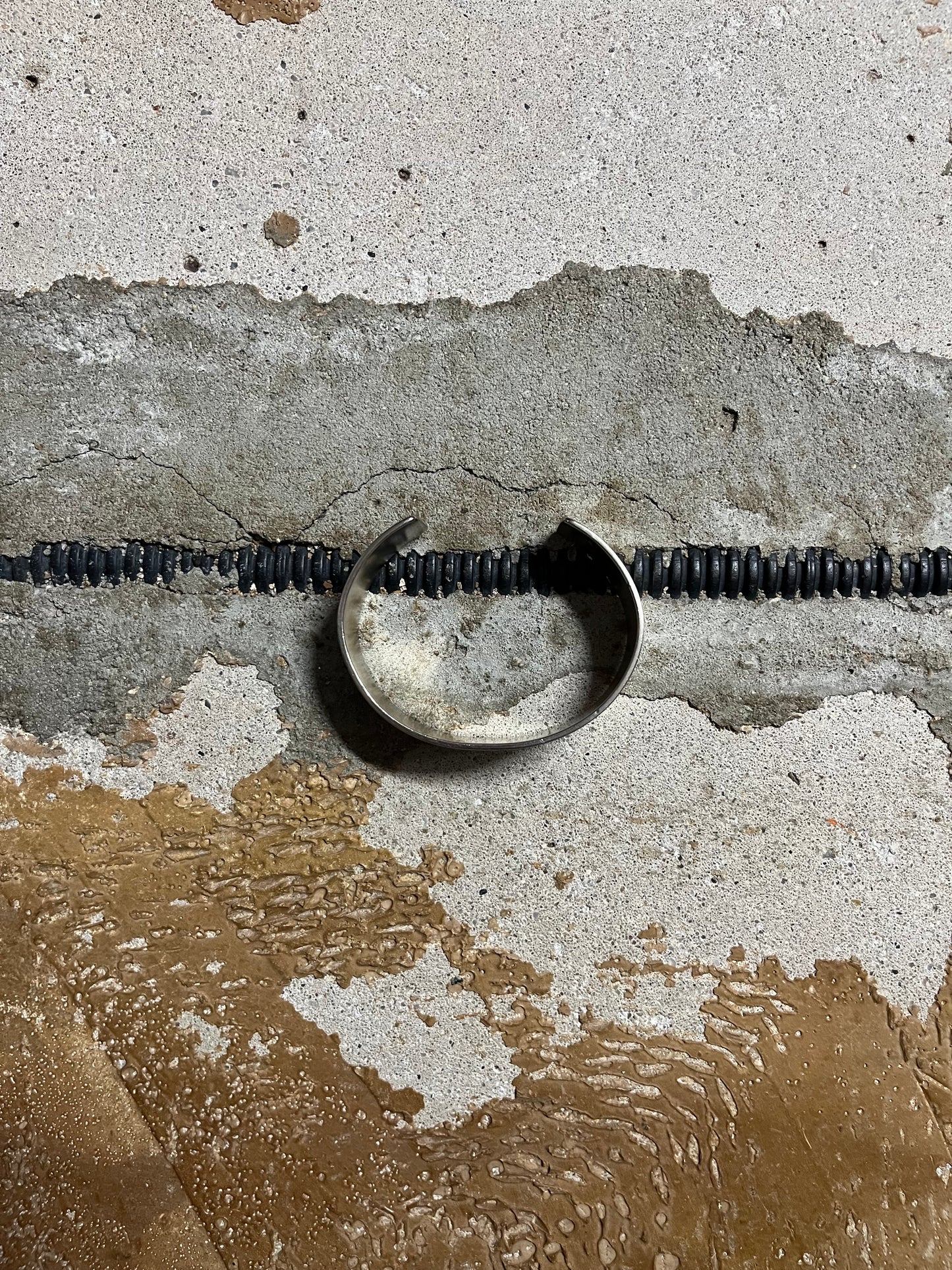 Dirk Bikkembergs silver metal bracelet