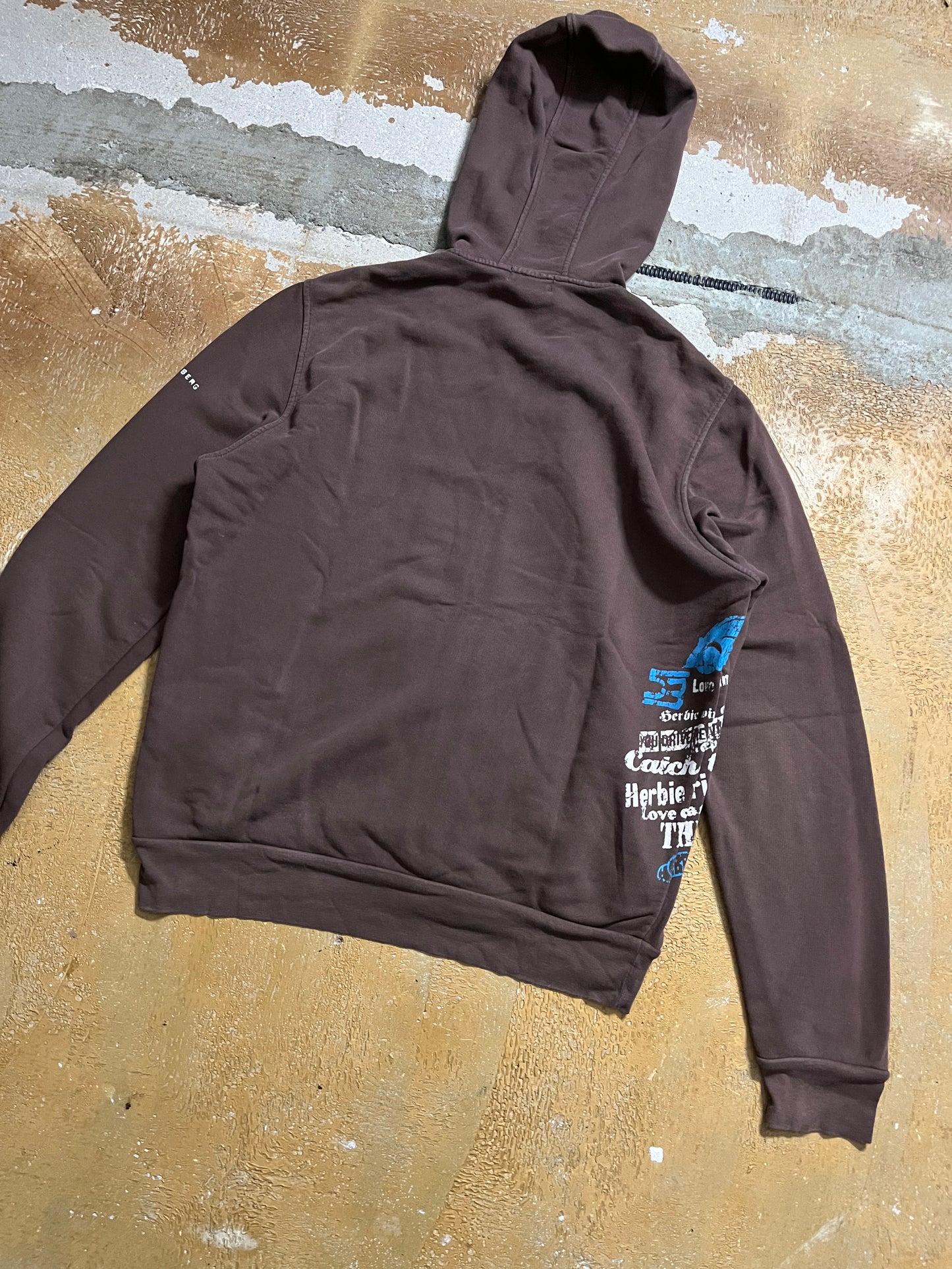 Iceberg Volkswagen hoodie brown zip-up - L
