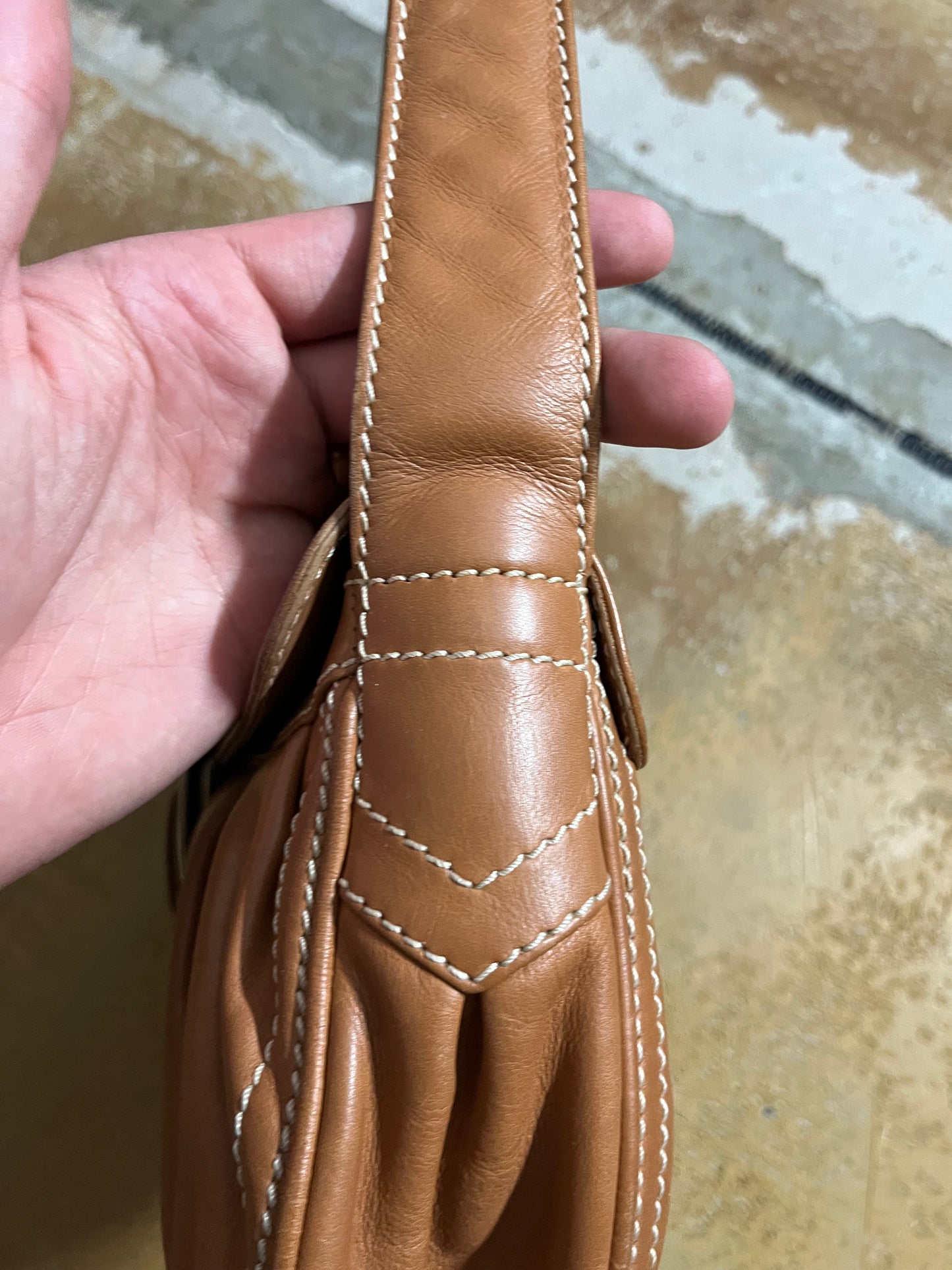 Celine tan leather bag + dustbag