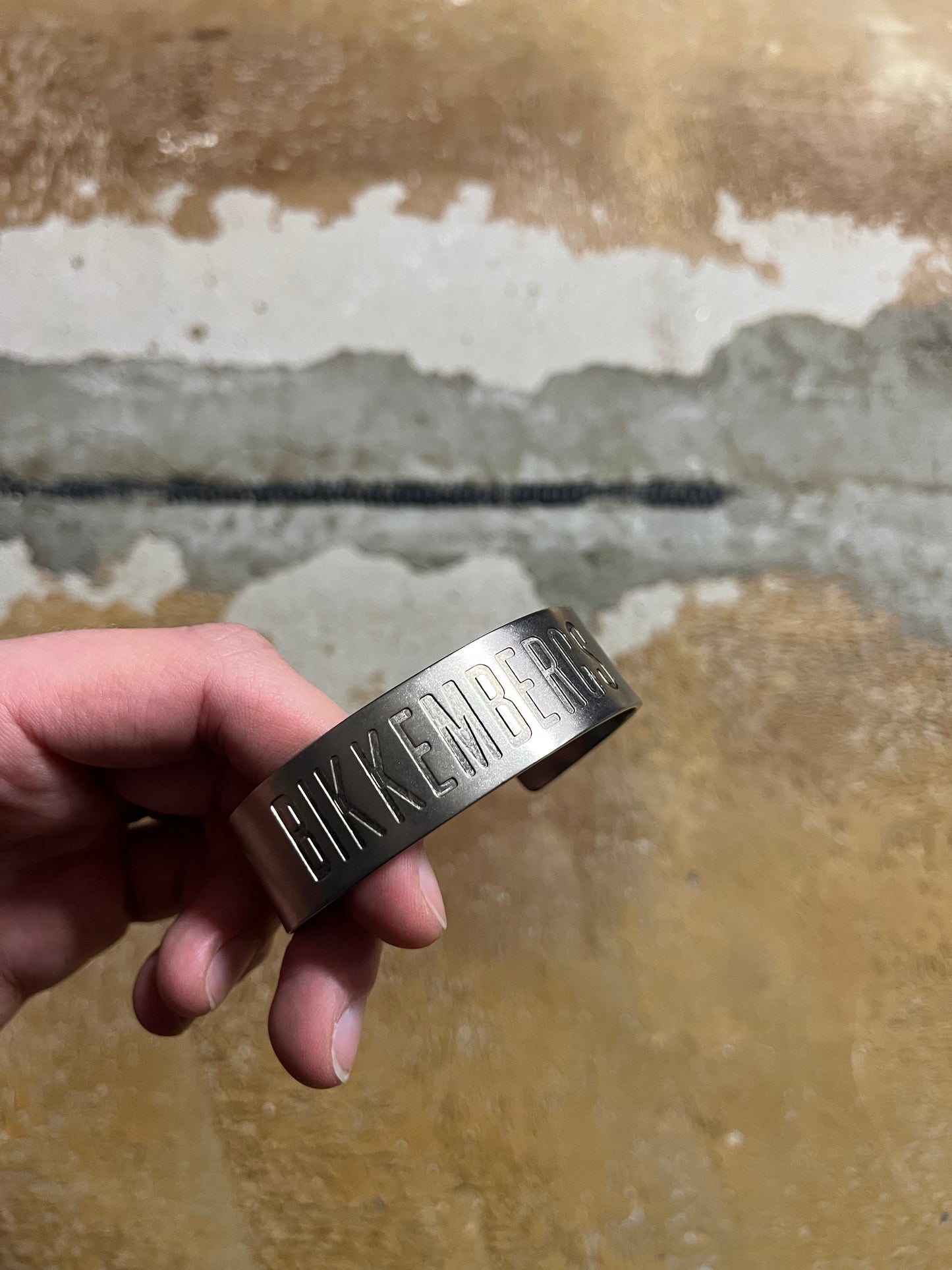 Dirk Bikkembergs silver metal bracelet