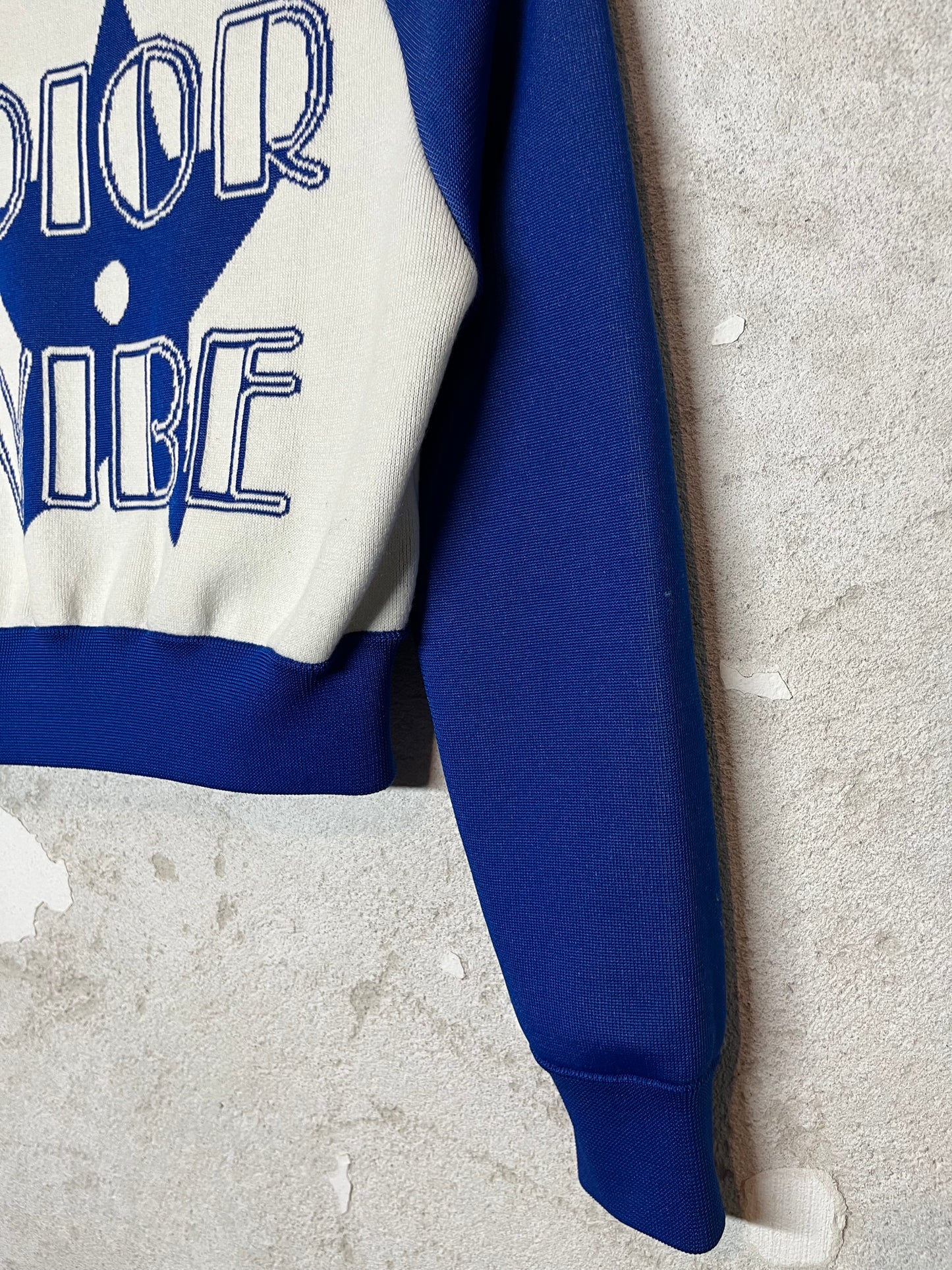 Christian Dior “Dior Vibe” cashmere zip-up sweater - S