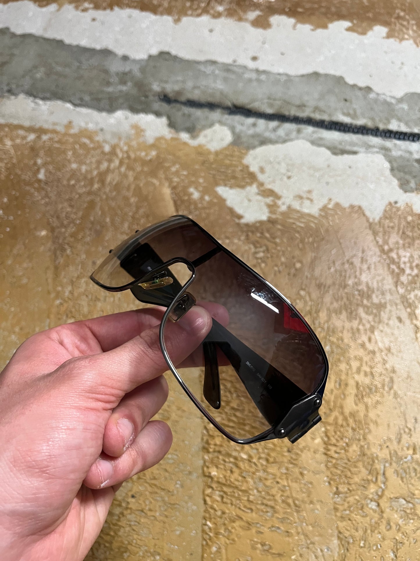 Miu Miu vintage shield sunglasses + box