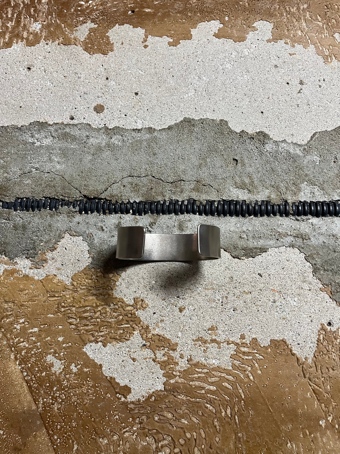 Dirk Bikkembergs silver metal bracelet