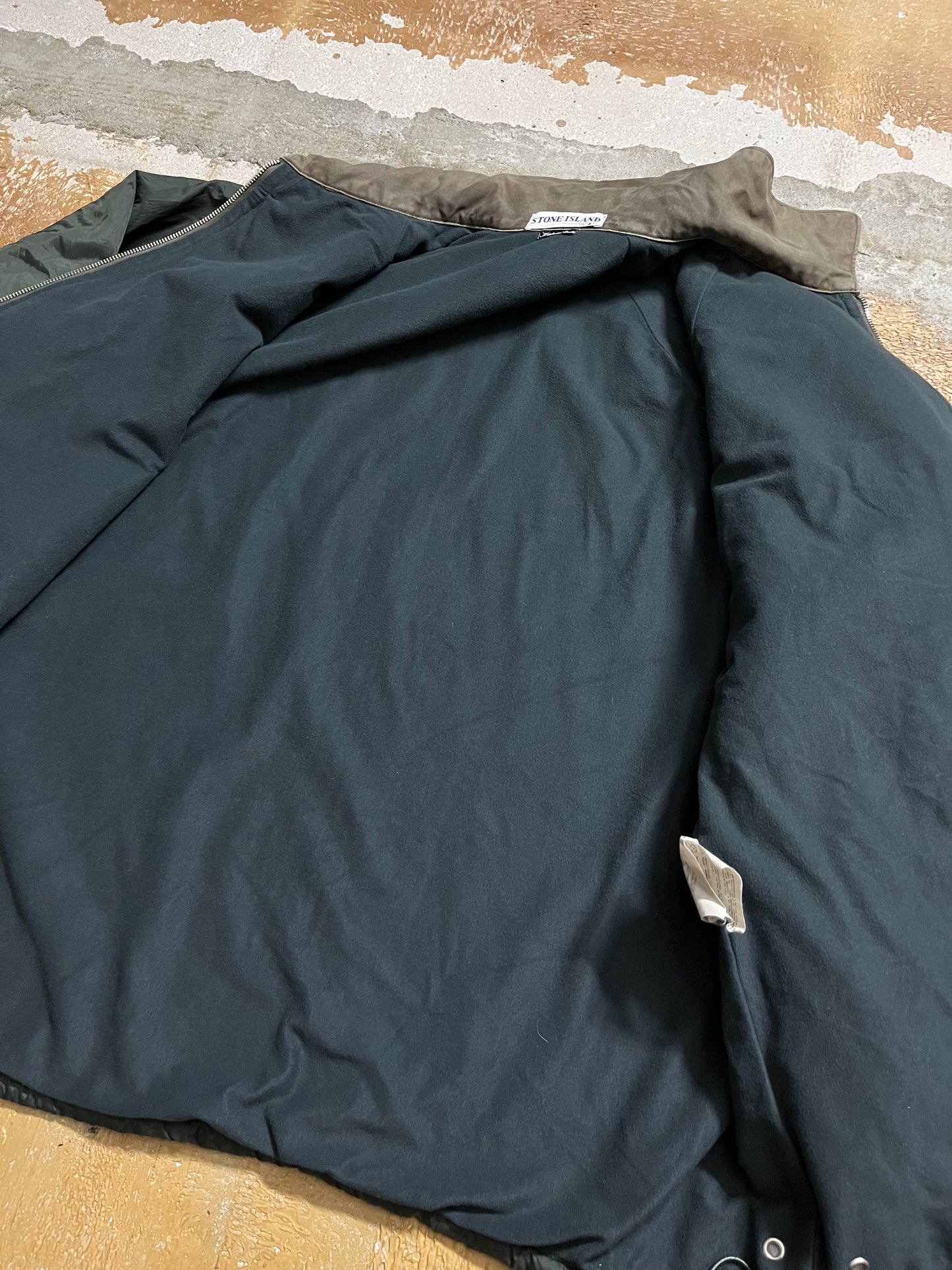 Stone Island vintage 2000 fleece lined jacket - XXL