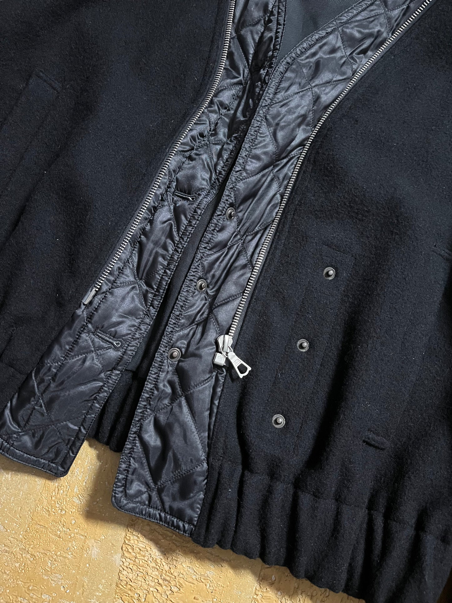 Dries van Noten vintage FW2007 gimp fill zip gimp bomber jacket - S