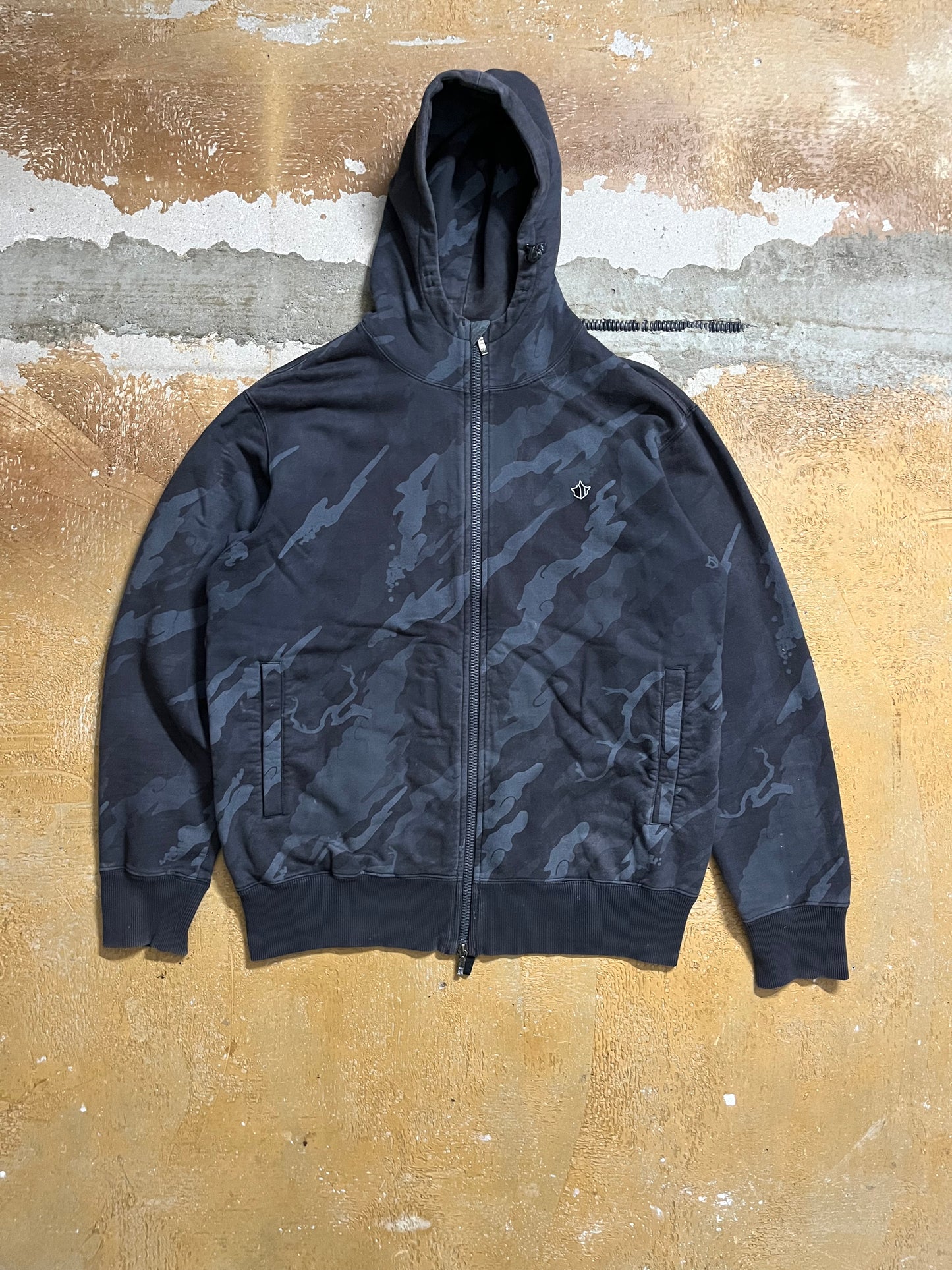 Maharishi grey camo hoodie - L
