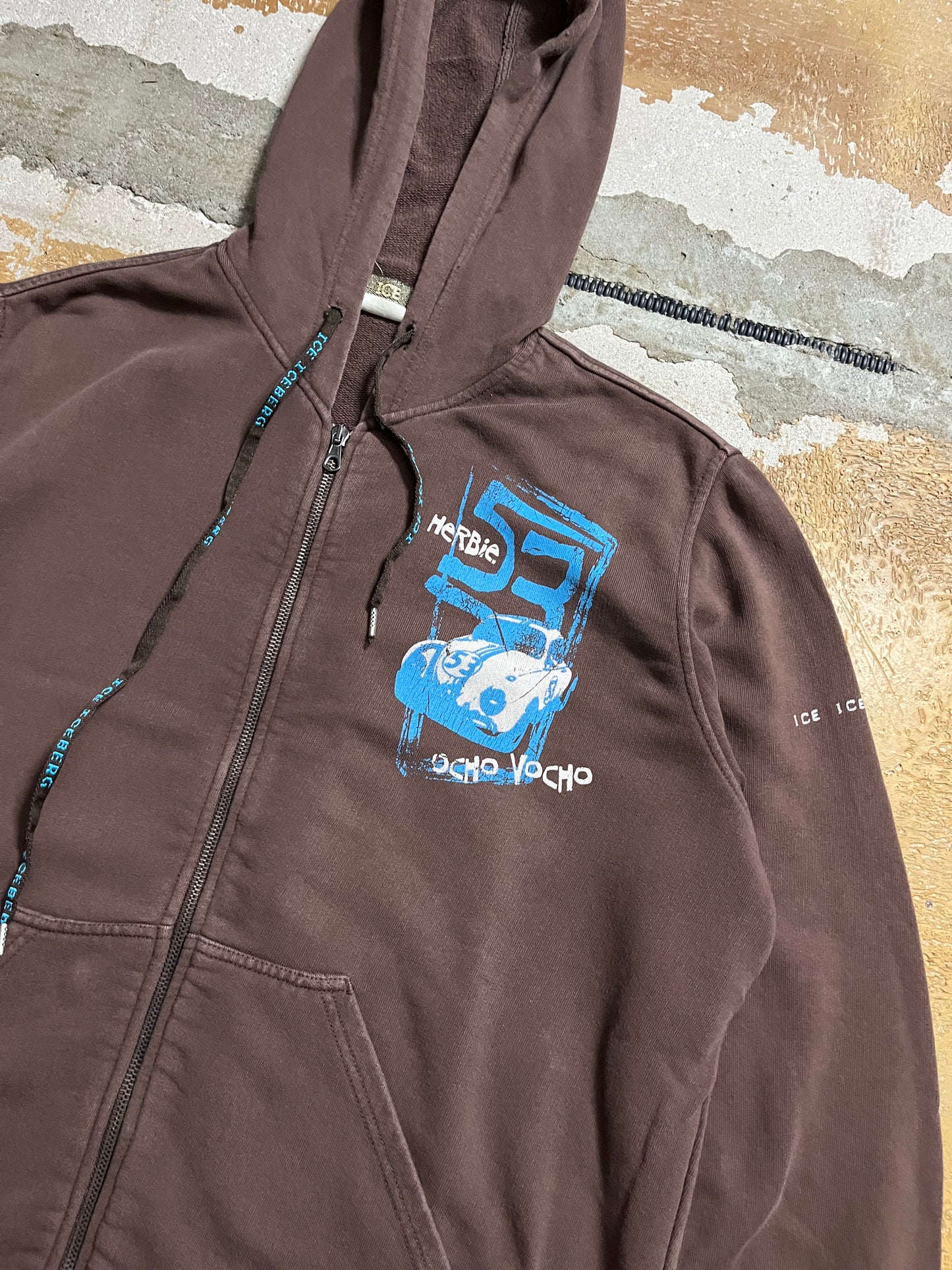 Iceberg Volkswagen hoodie brown zip-up - L