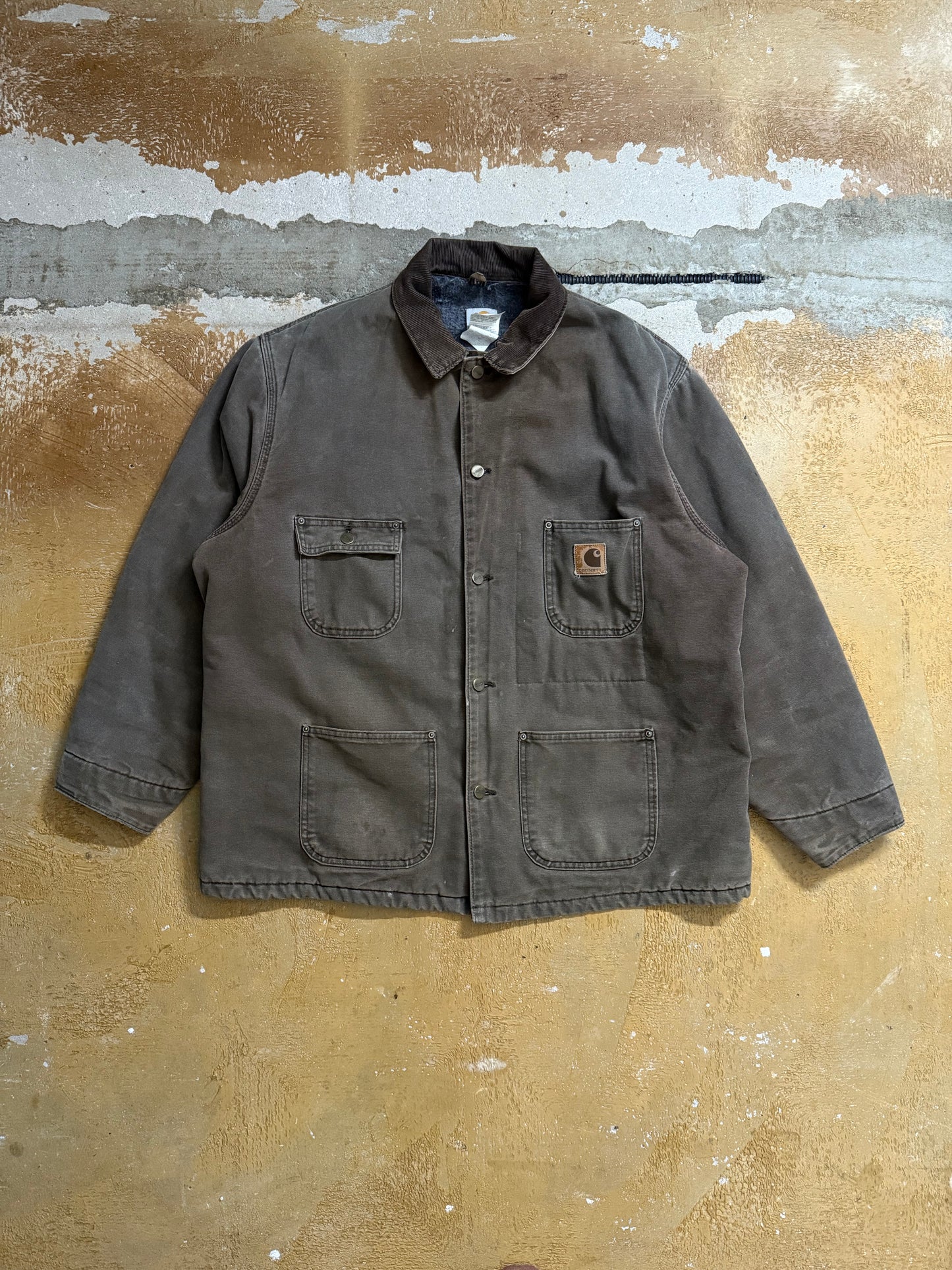 Carhartt CO2CHT vintage blanket lined chore jacket - XL