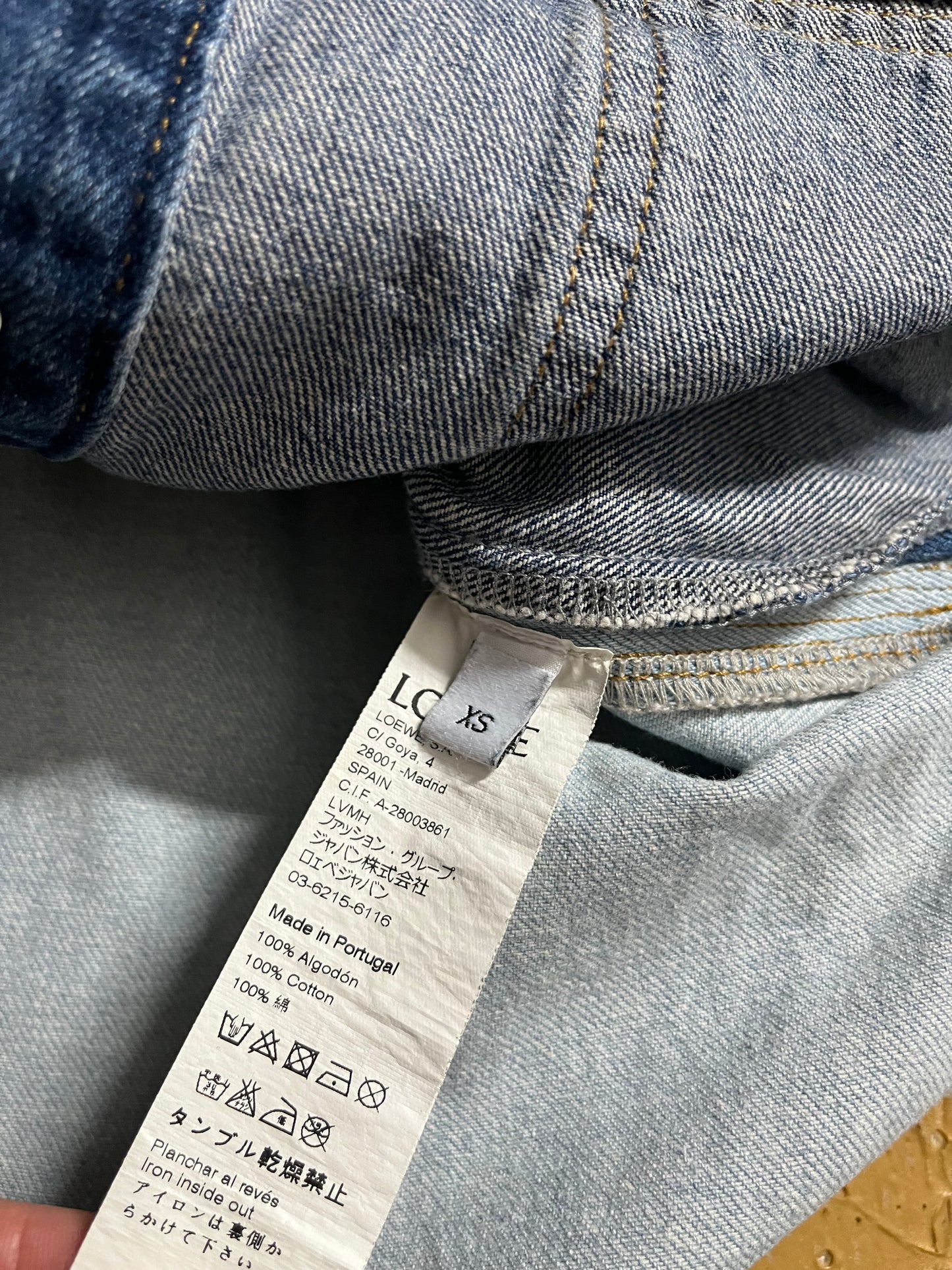 LOEWE x Paula’s Denim indigo jacket - XS