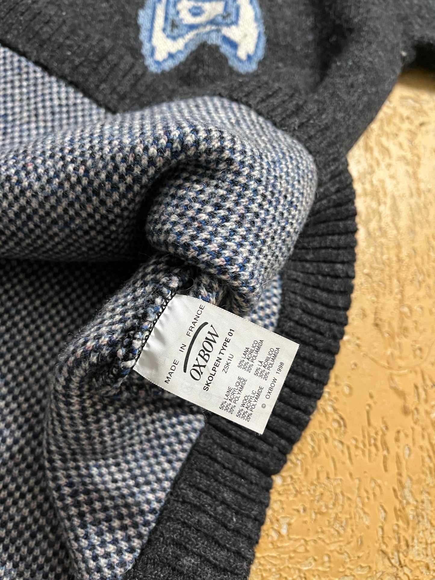 Oxbow vintage ski knit sweater - M