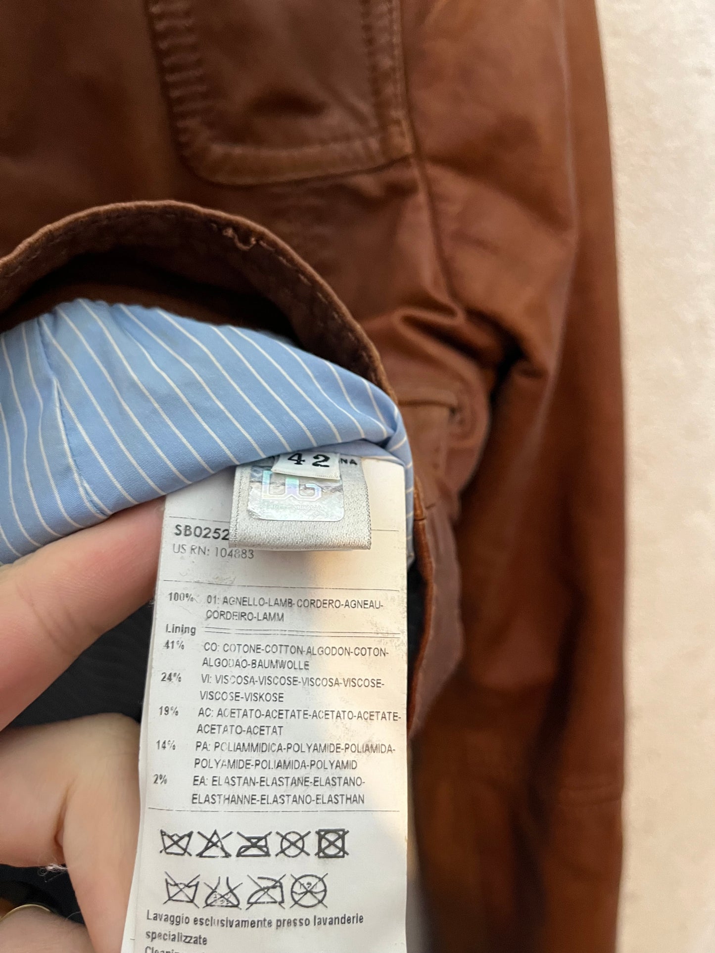 Dolce & Gabbana leather multizip jacket - XS