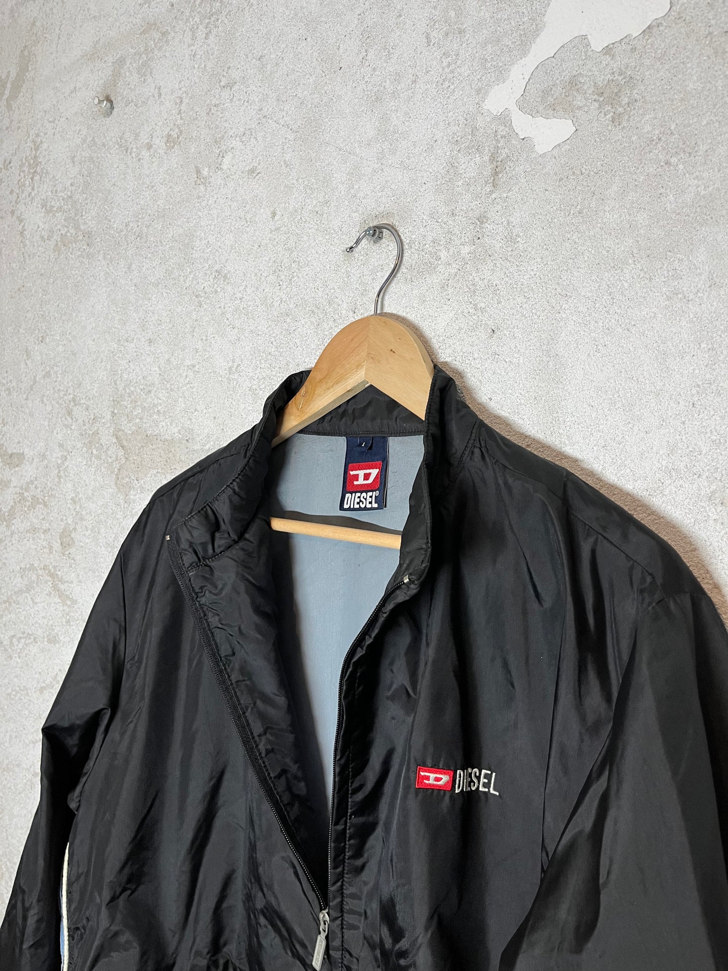 Diesel retro track jacket - L