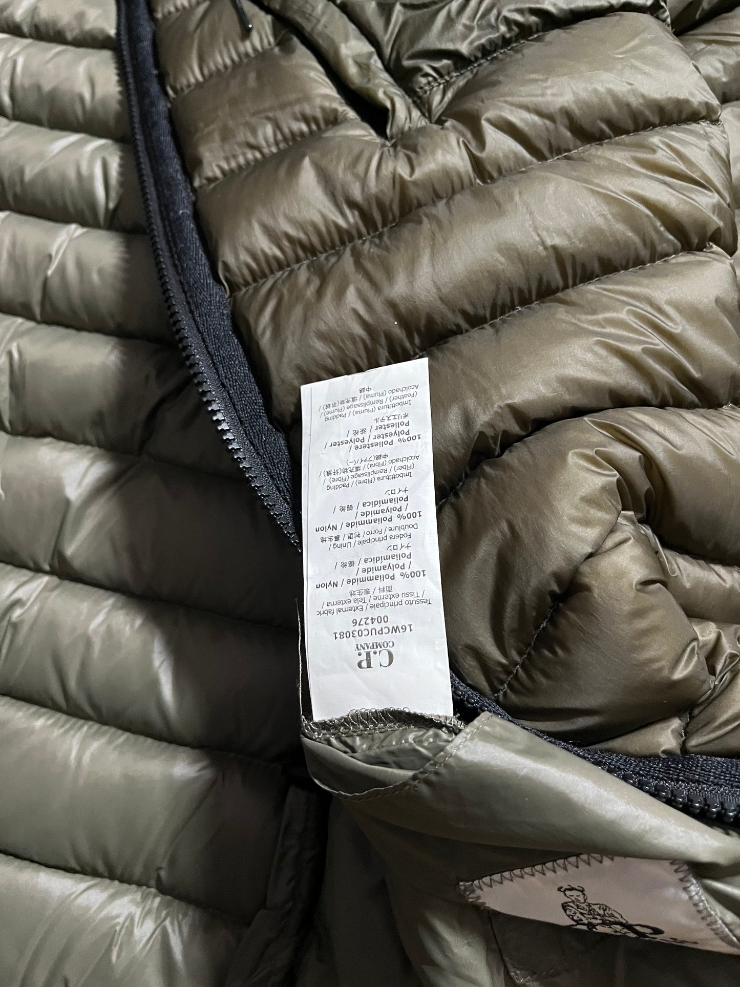 CP Company D.D. shell puffer jacket - M