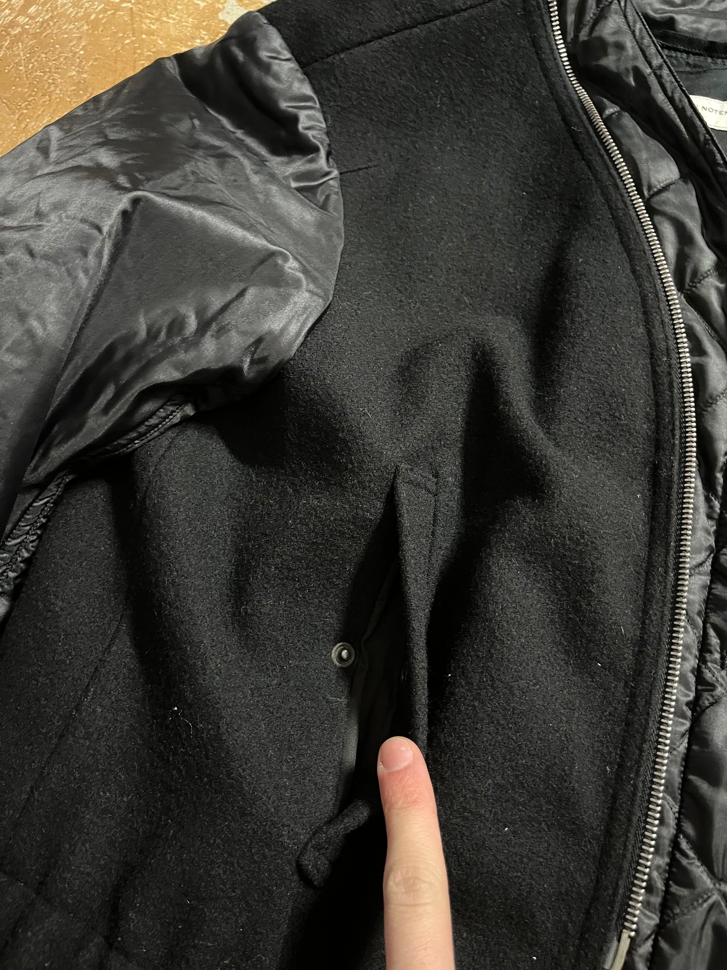 Dries van Noten vintage FW2007 gimp fill zip gimp bomber jacket - S