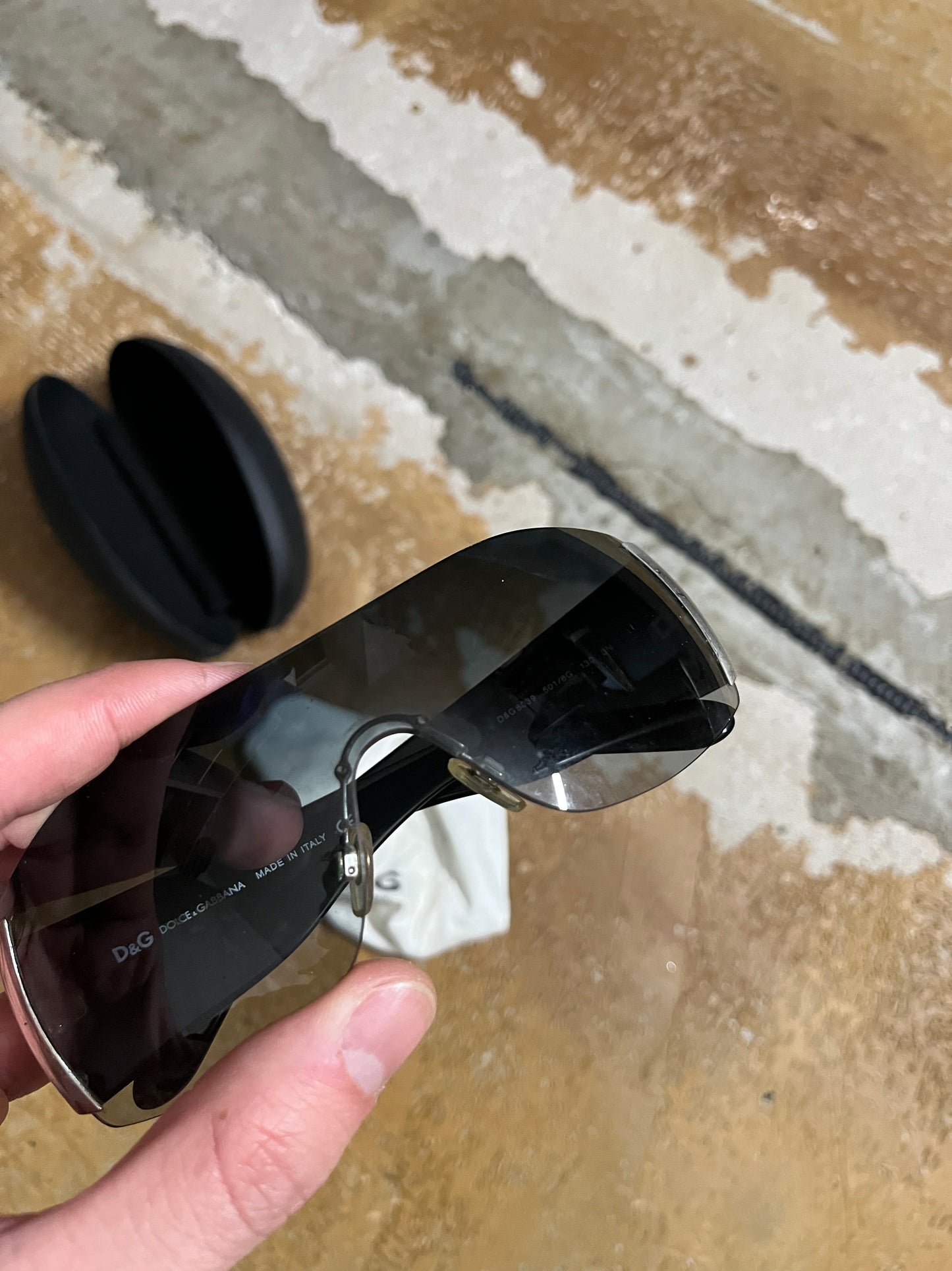 Dolce & Gabbana vintage shield sunglasses