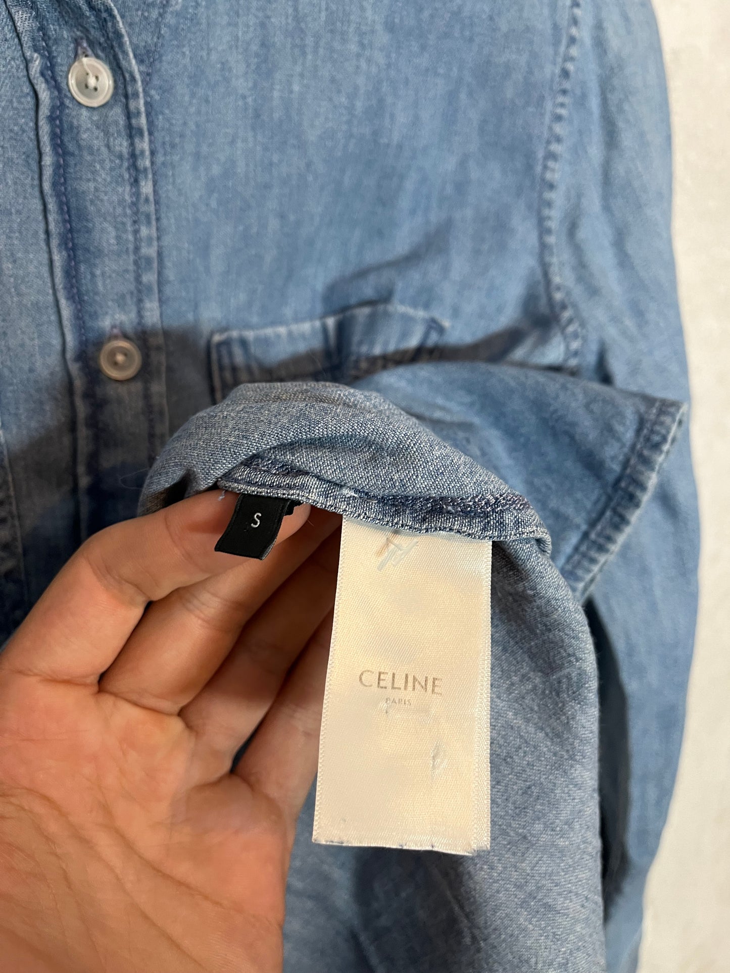Celine embroidered denim jacket - S