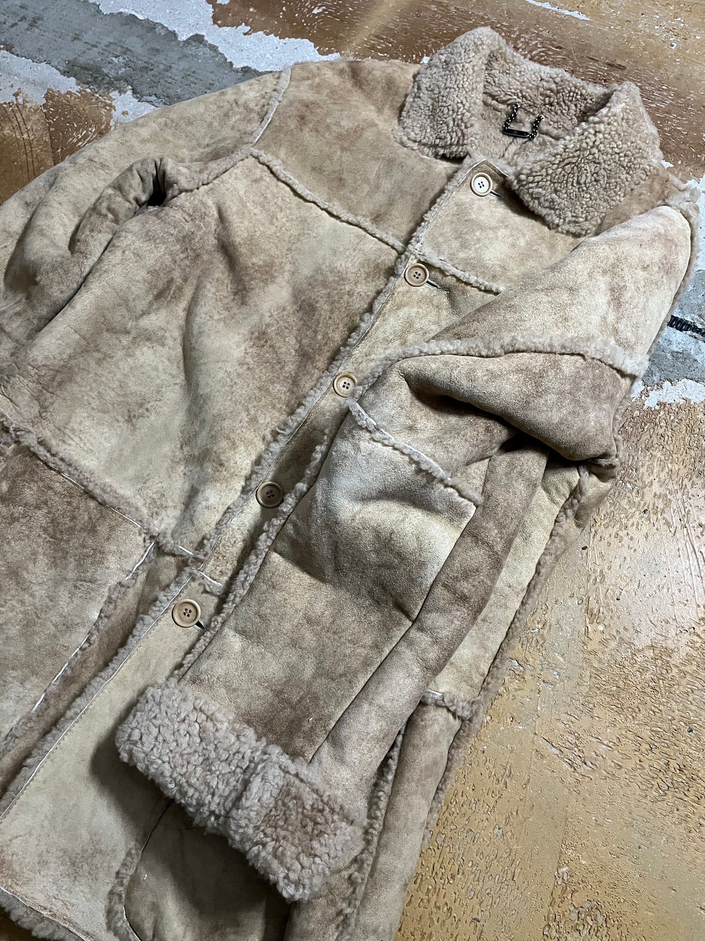 Dolce & Gabbana sherling afghan coat - M