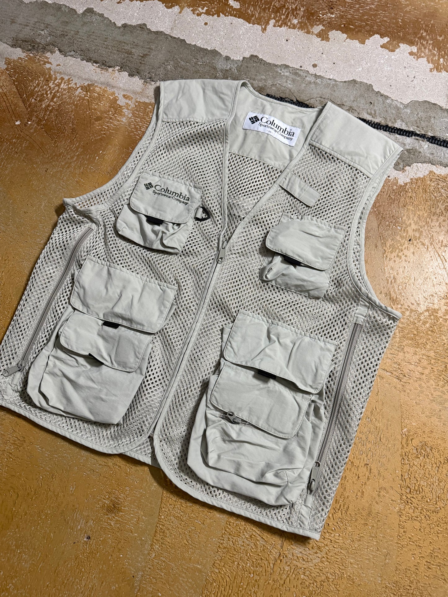 Columbia vintage utility bodywarmer vest - M