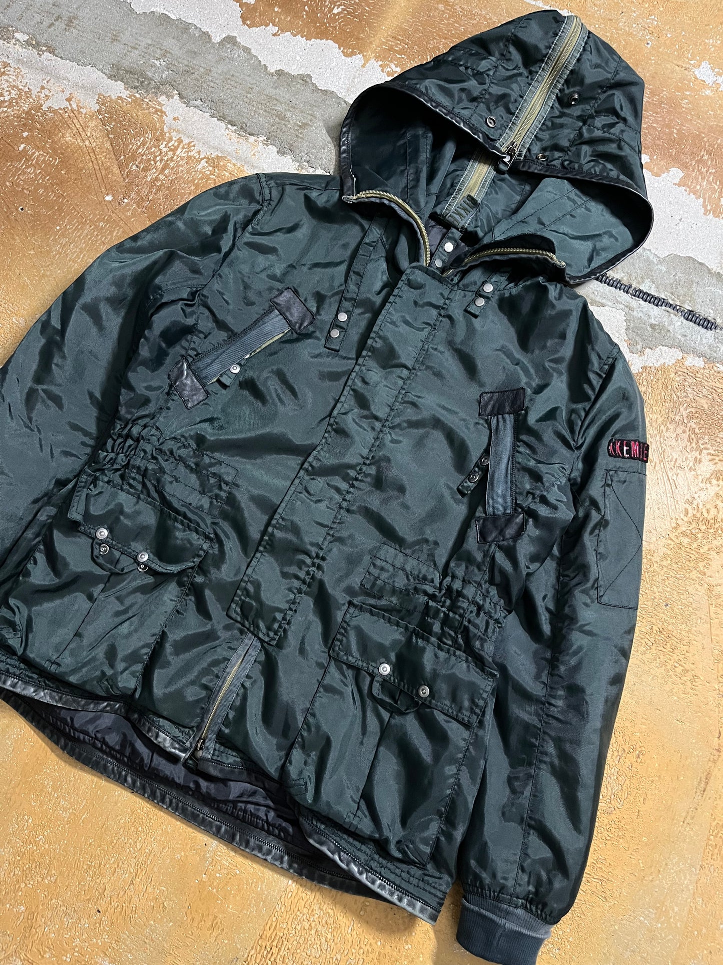 Dirk Bikkembergs multizip multipocket cargo jacket - M