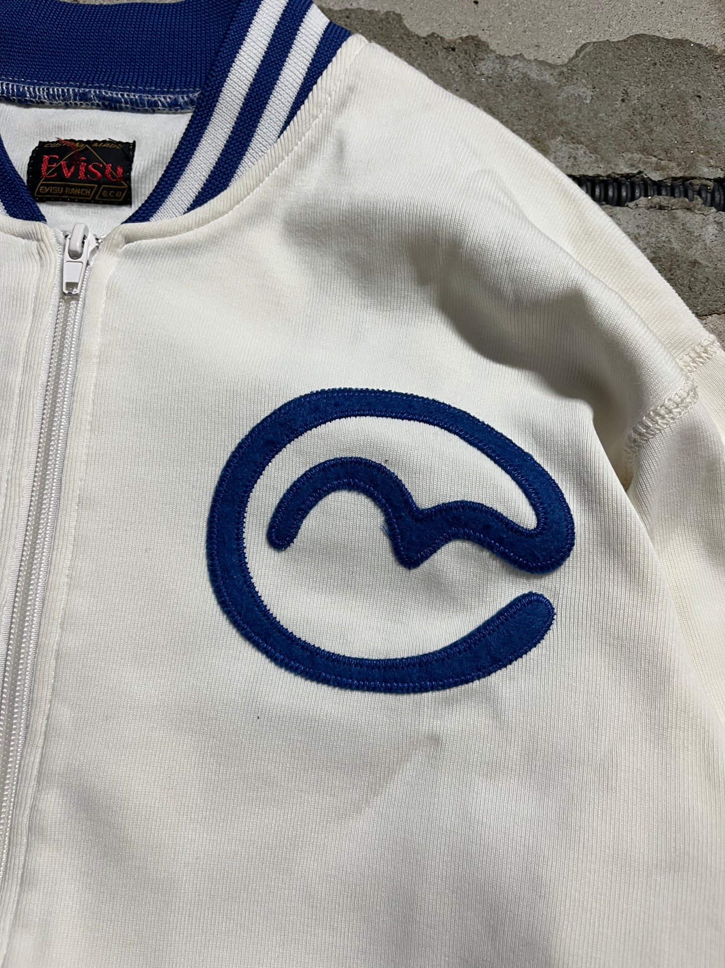 Mighty Evisu zip-up sweater - M