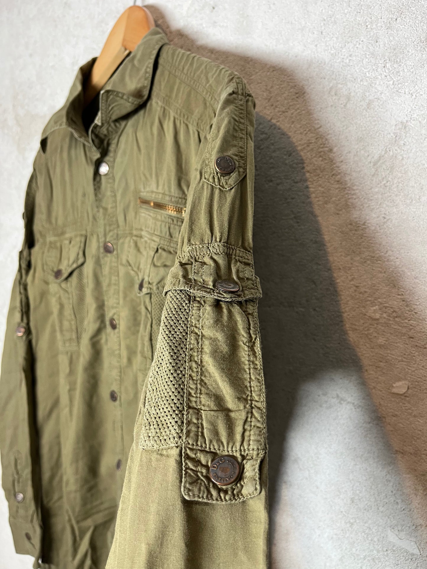 Dolce & Gabbana 2000s cargo multipocket shirt - M