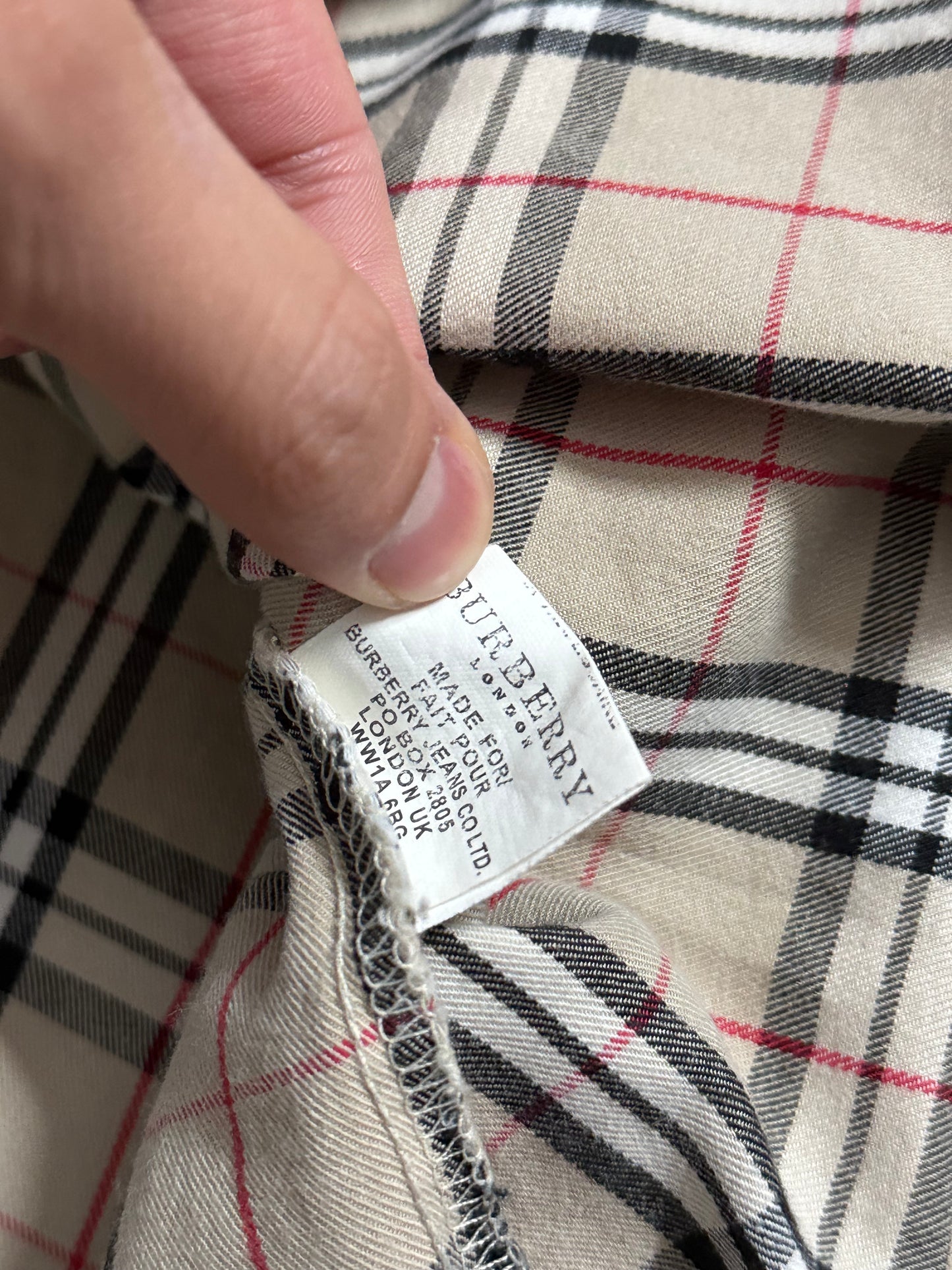 Burberry monogram vintage shirt - S