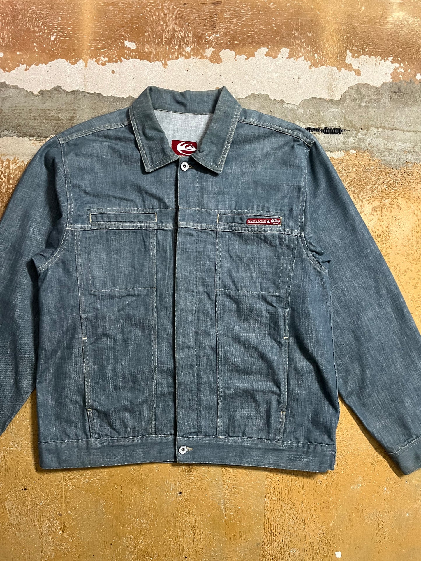 Vintage Quiksilver denim jacket - XL