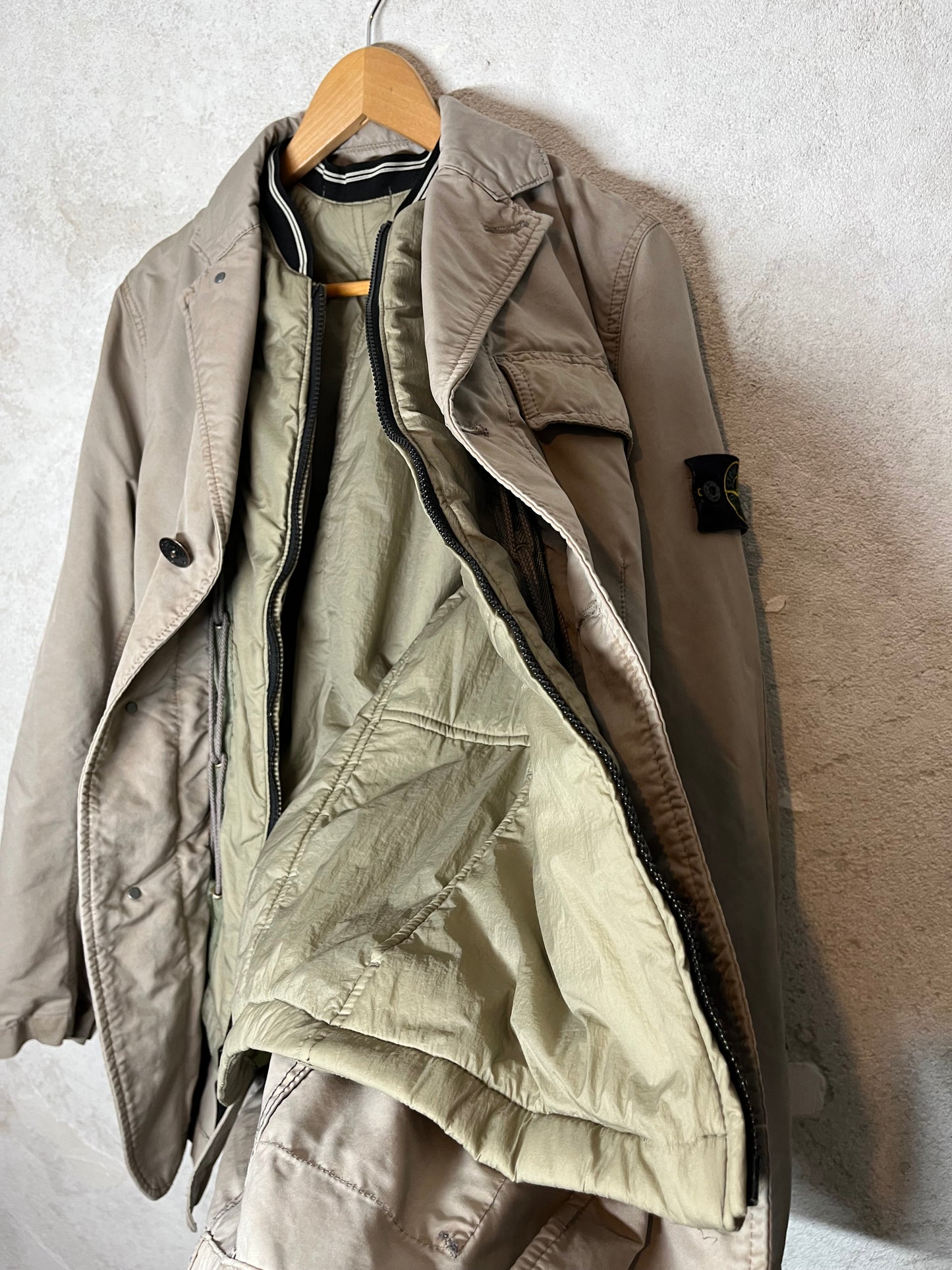 Stone Island removable lining 2-in-1 puffer winter jacket - S