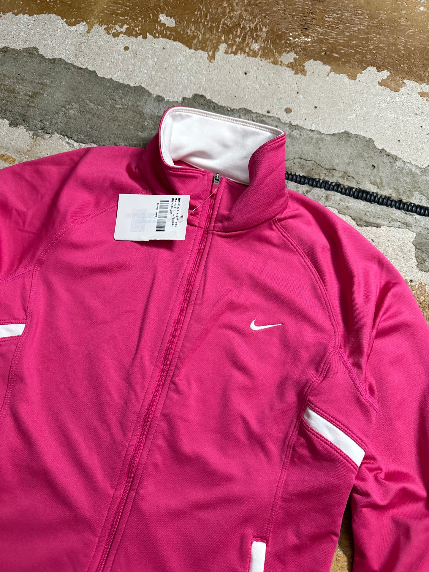 Vintage deadstock pink Nike zip-up sweater - XS