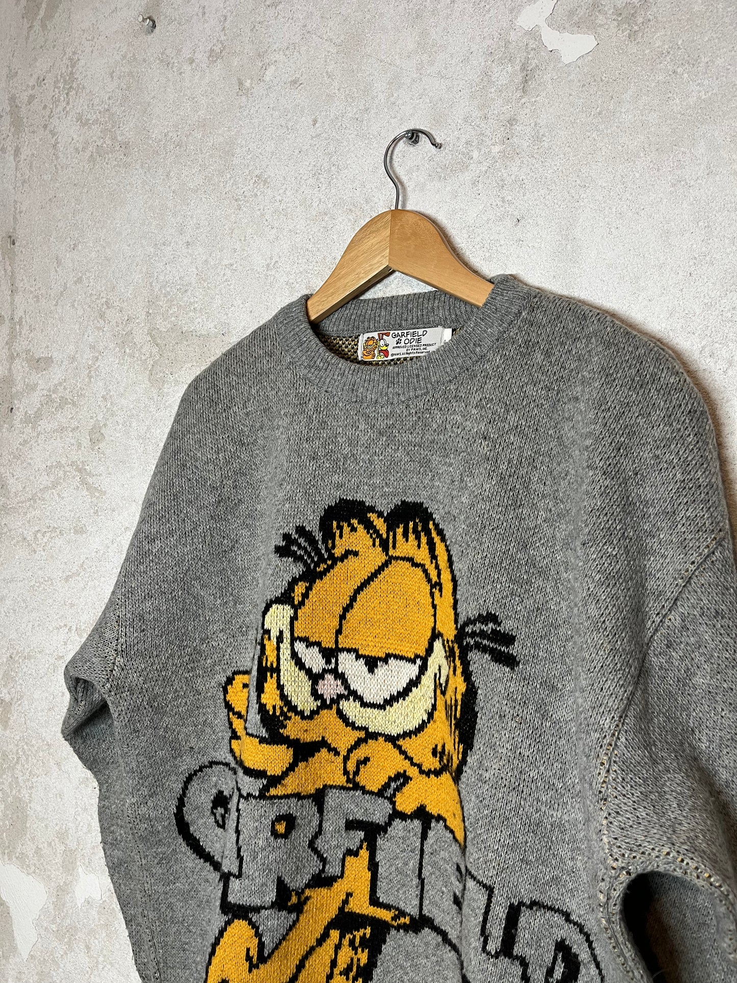 Vintage Garfield collectors heavy knit sweater - L/XL