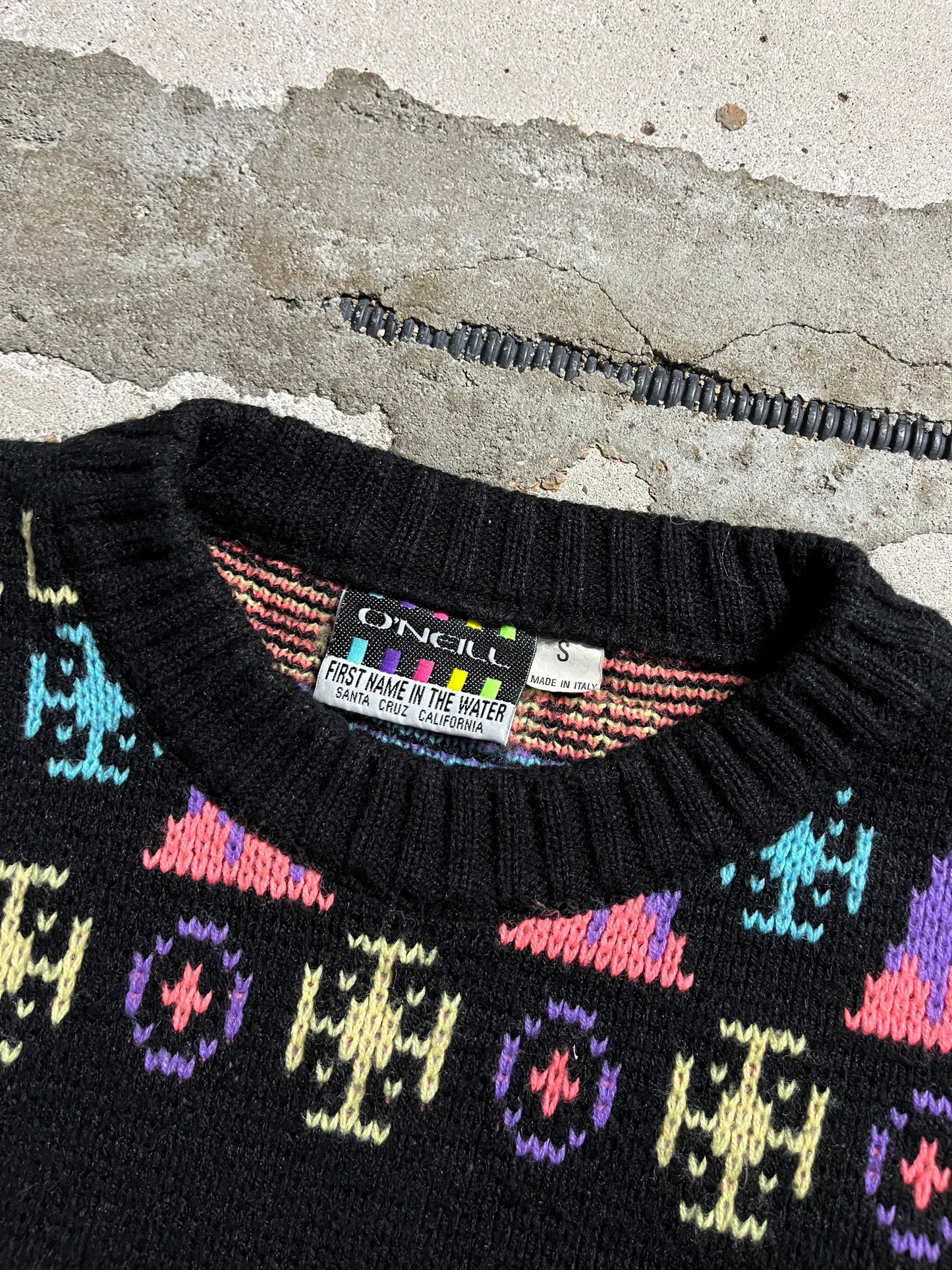 O’neill vintage ski knit sweater - S
