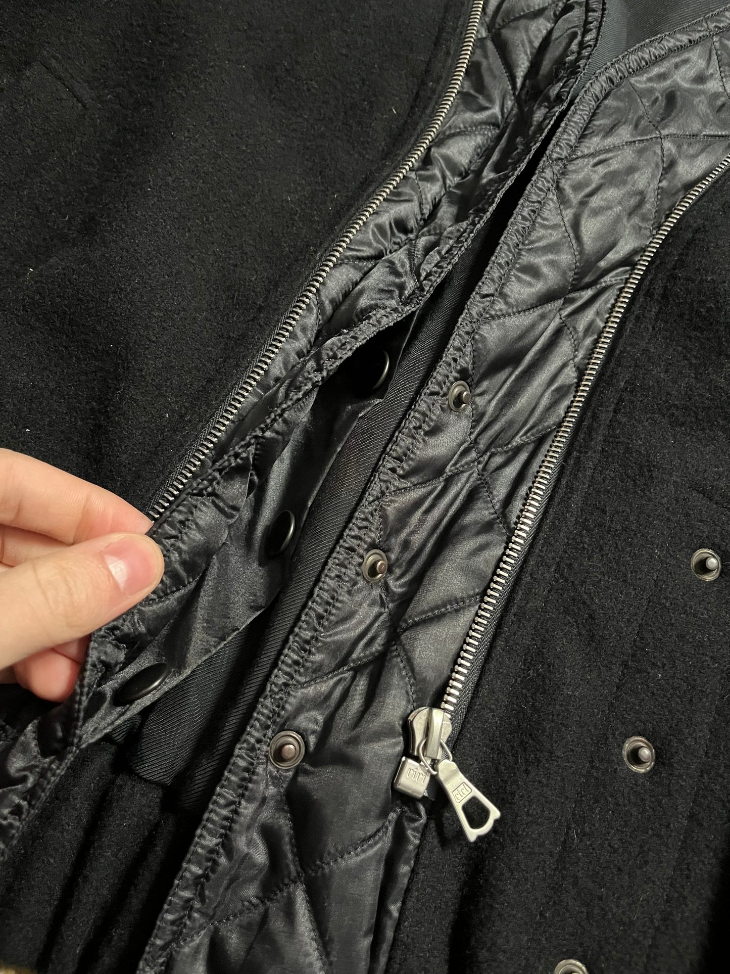 Dries van Noten vintage FW2007 gimp fill zip gimp bomber jacket - S