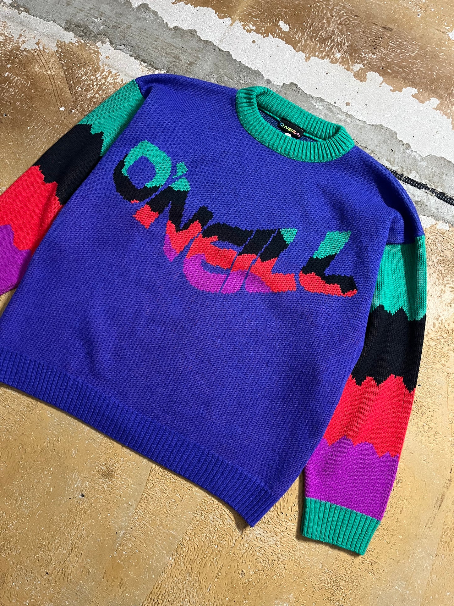 O’neill vintage wool knit sweater - S
