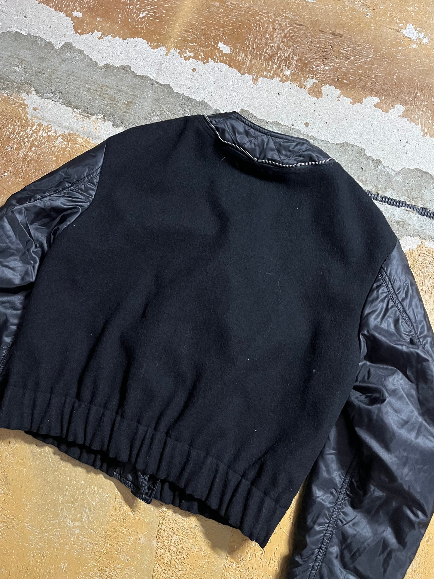 Dries van Noten vintage FW2007 gimp fill zip gimp bomber jacket - S