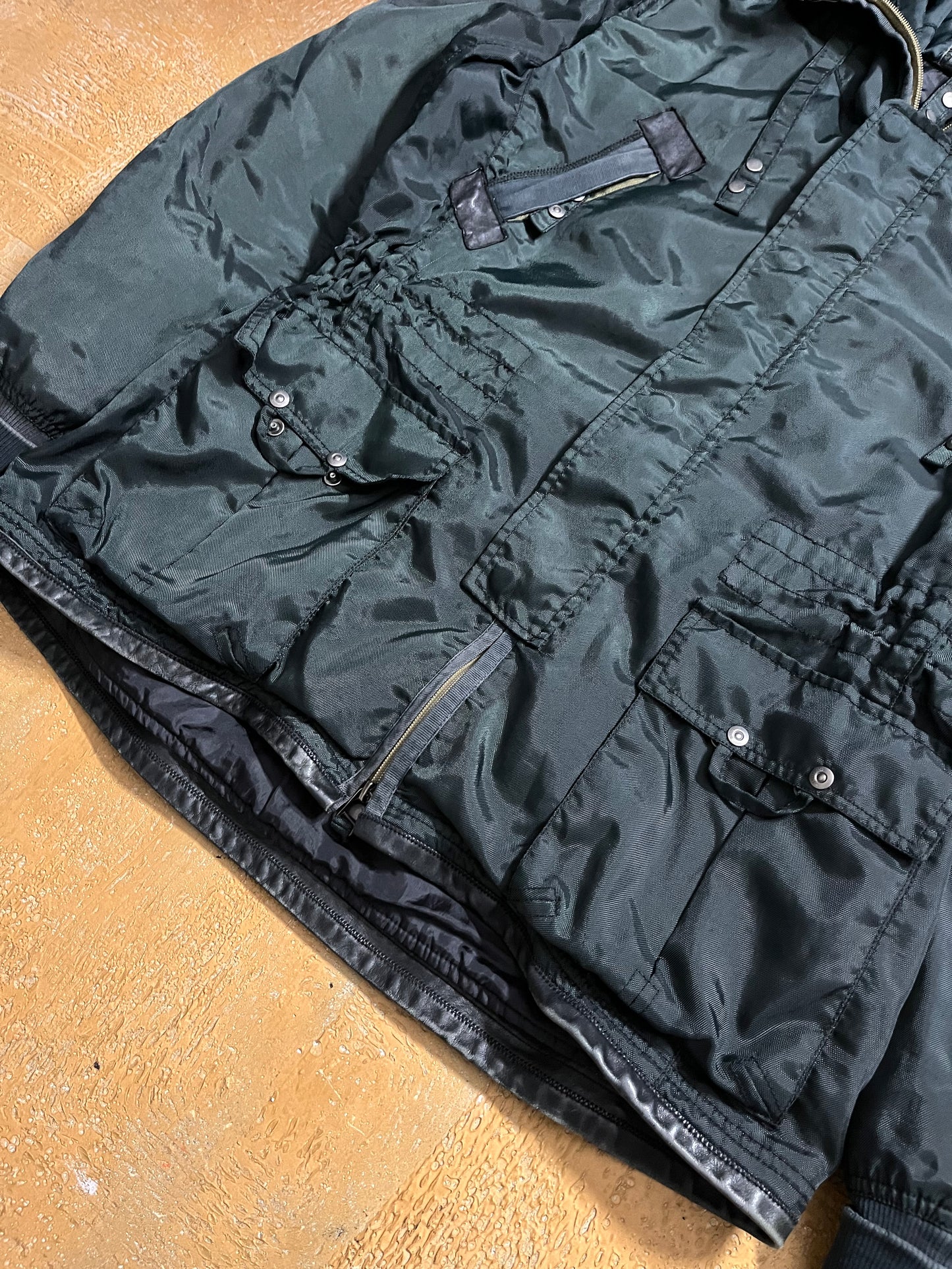 Dirk Bikkembergs multizip multipocket cargo jacket - M