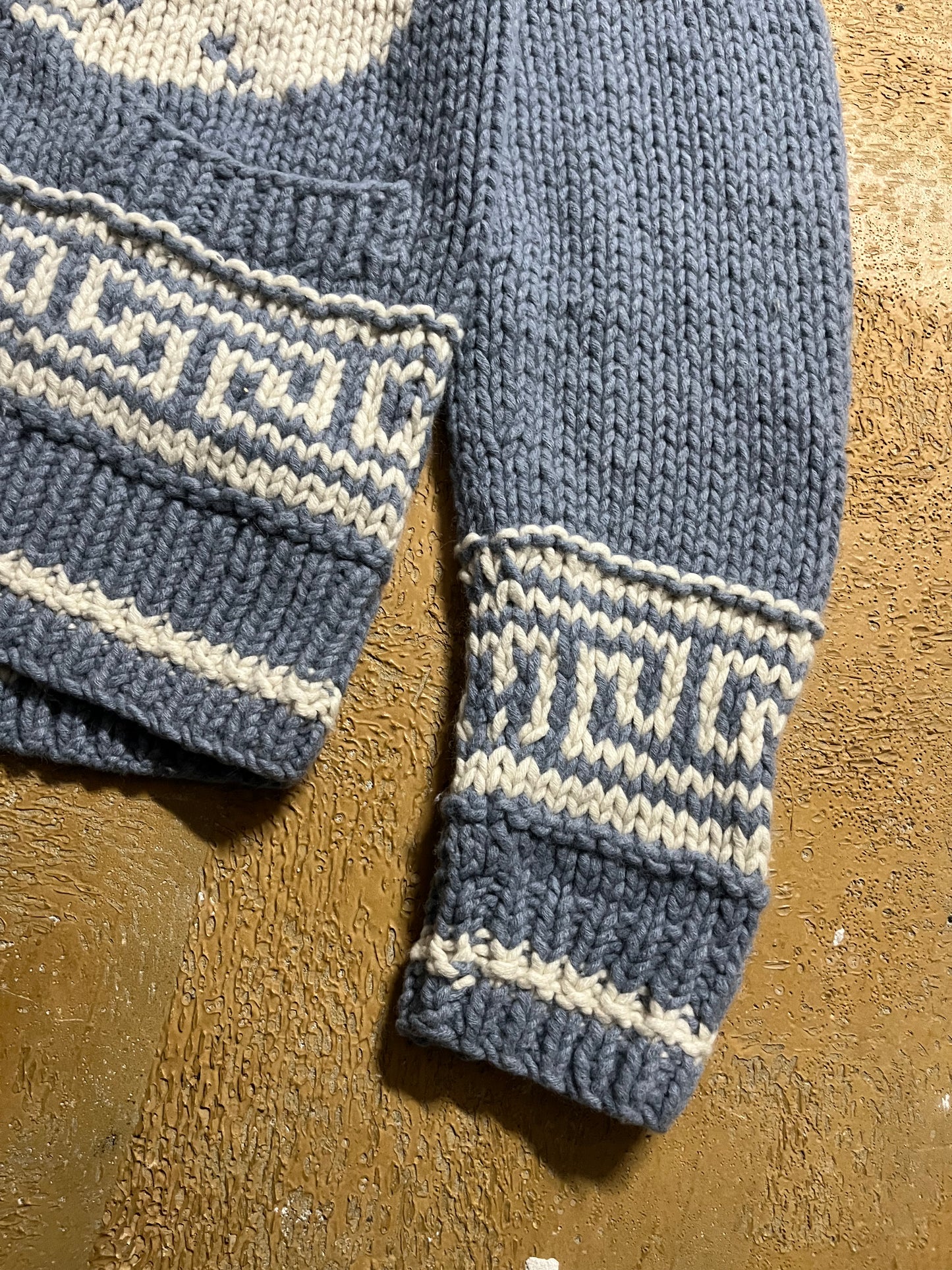 Ralph Lauren Double RL whale Hand Knit sweater - S