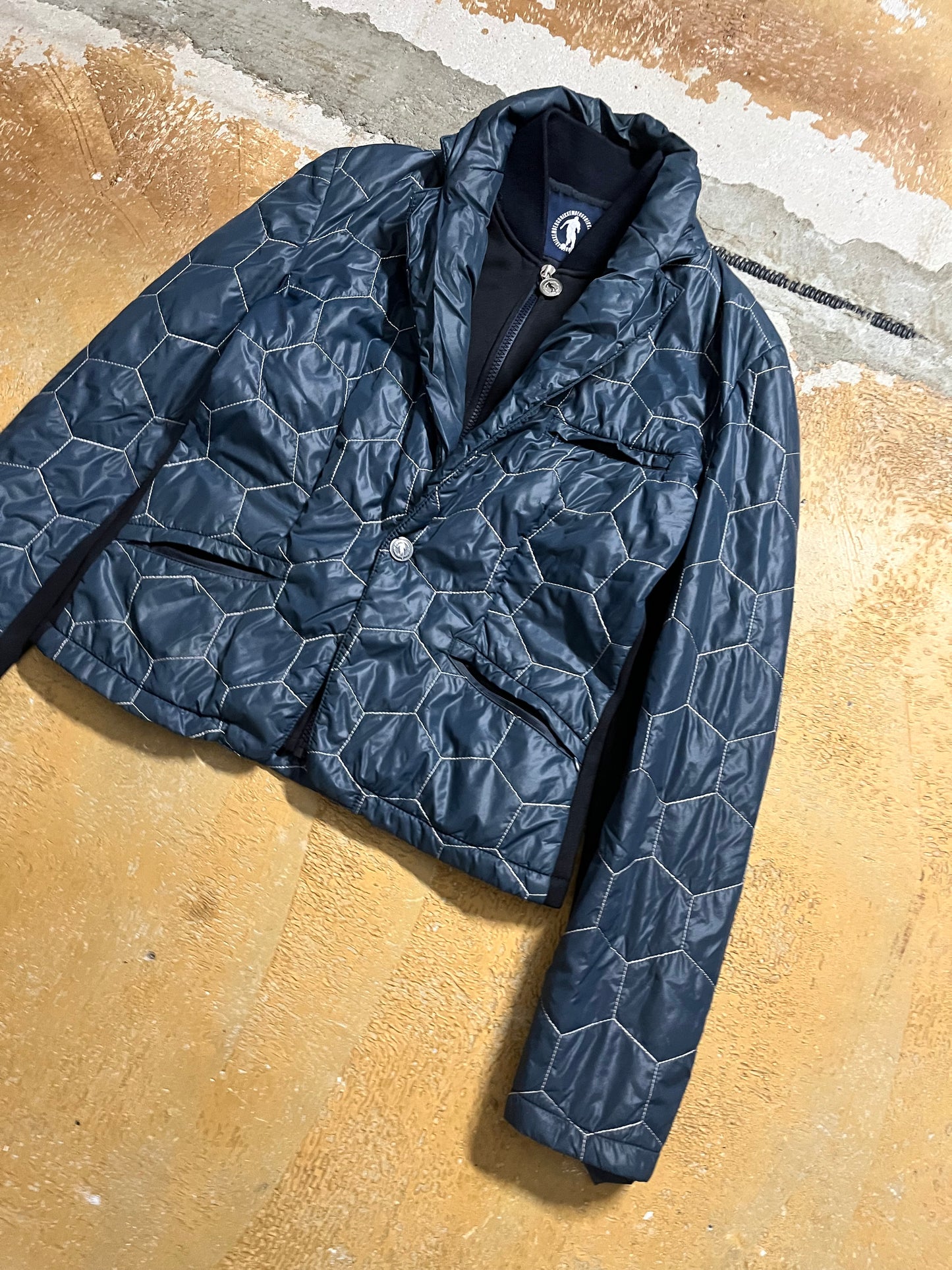 Dirk Bikkembergs quilted winter jacket - L