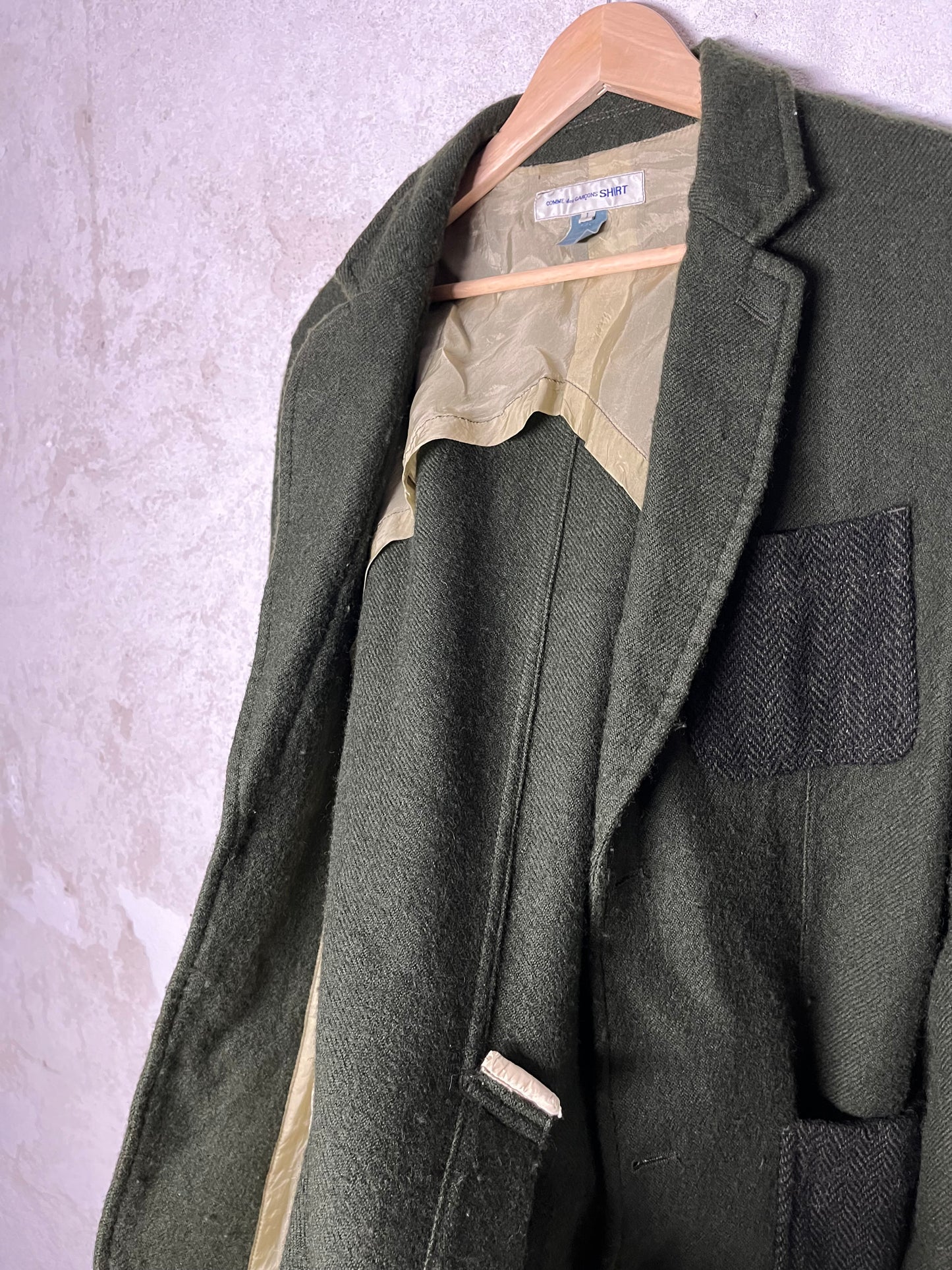 Junya Watanabe Comme des Garcons 100% wool blazer jacket - L