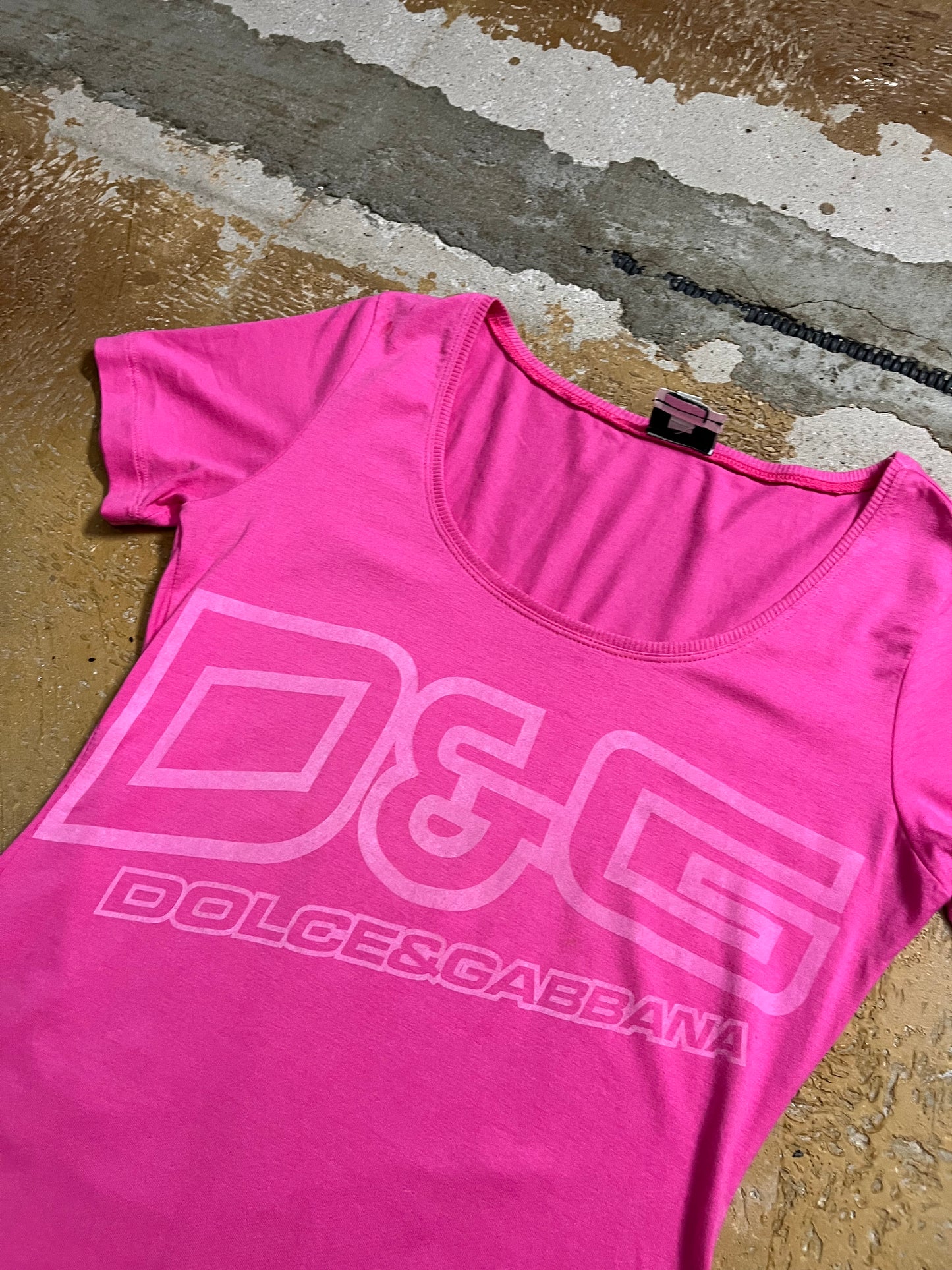 Dolce & Gabbana vintage pink top - M
