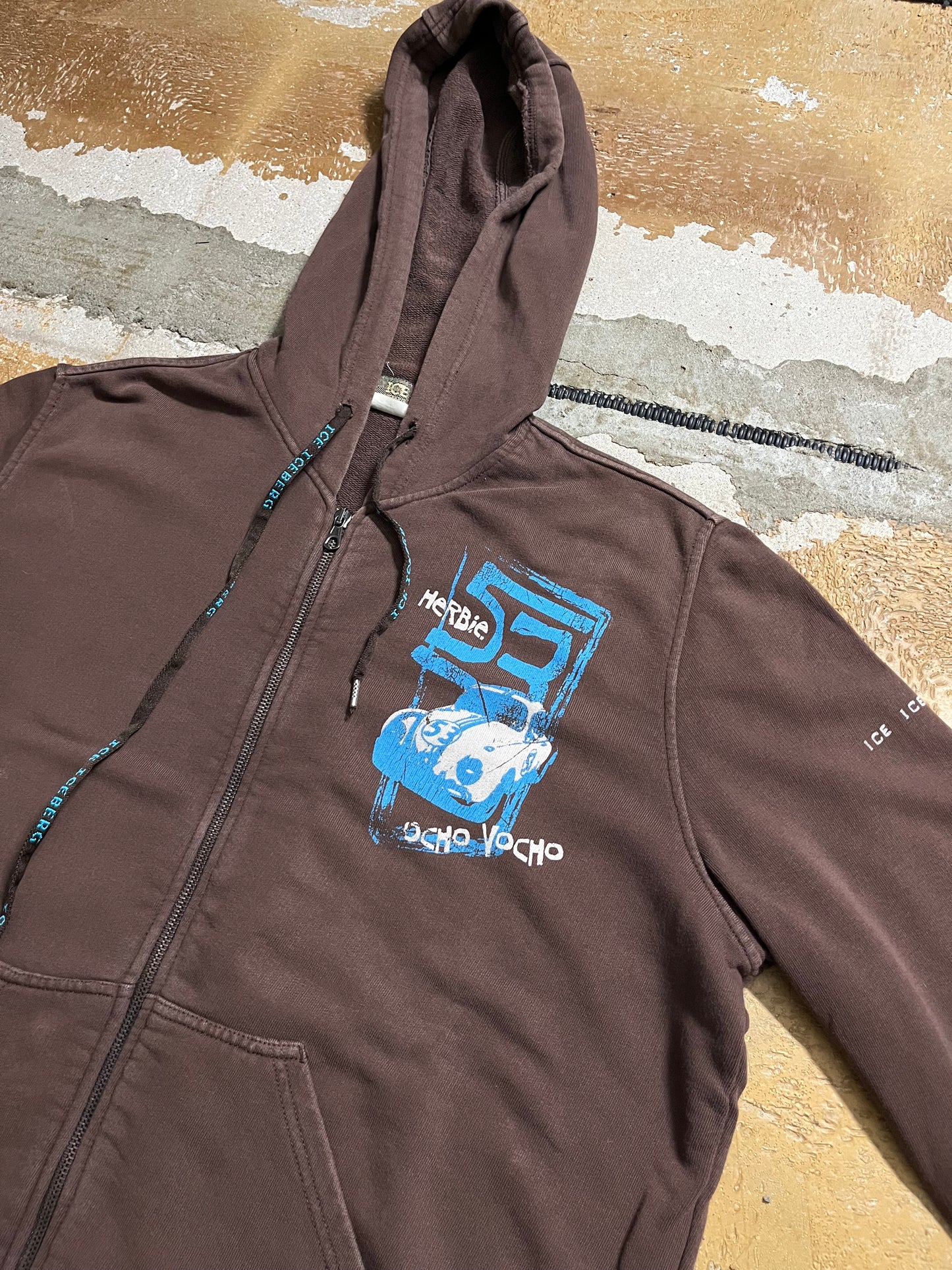 Iceberg Volkswagen hoodie brown zip-up - L